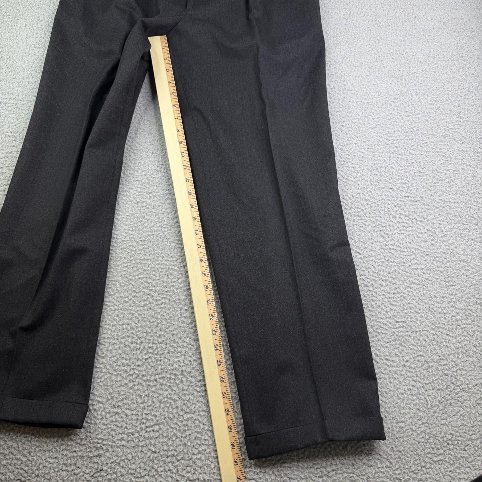 Other Vitale Barberis Canonico Gray Wool Dress Pants Men's 36x31 Size US 36 / EU 52 - 11 Thumbnail