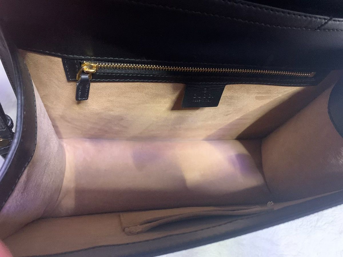 Gucci Gucci Large Top Handle Leather Tote Bag Size ONE SIZE - 6 Thumbnail