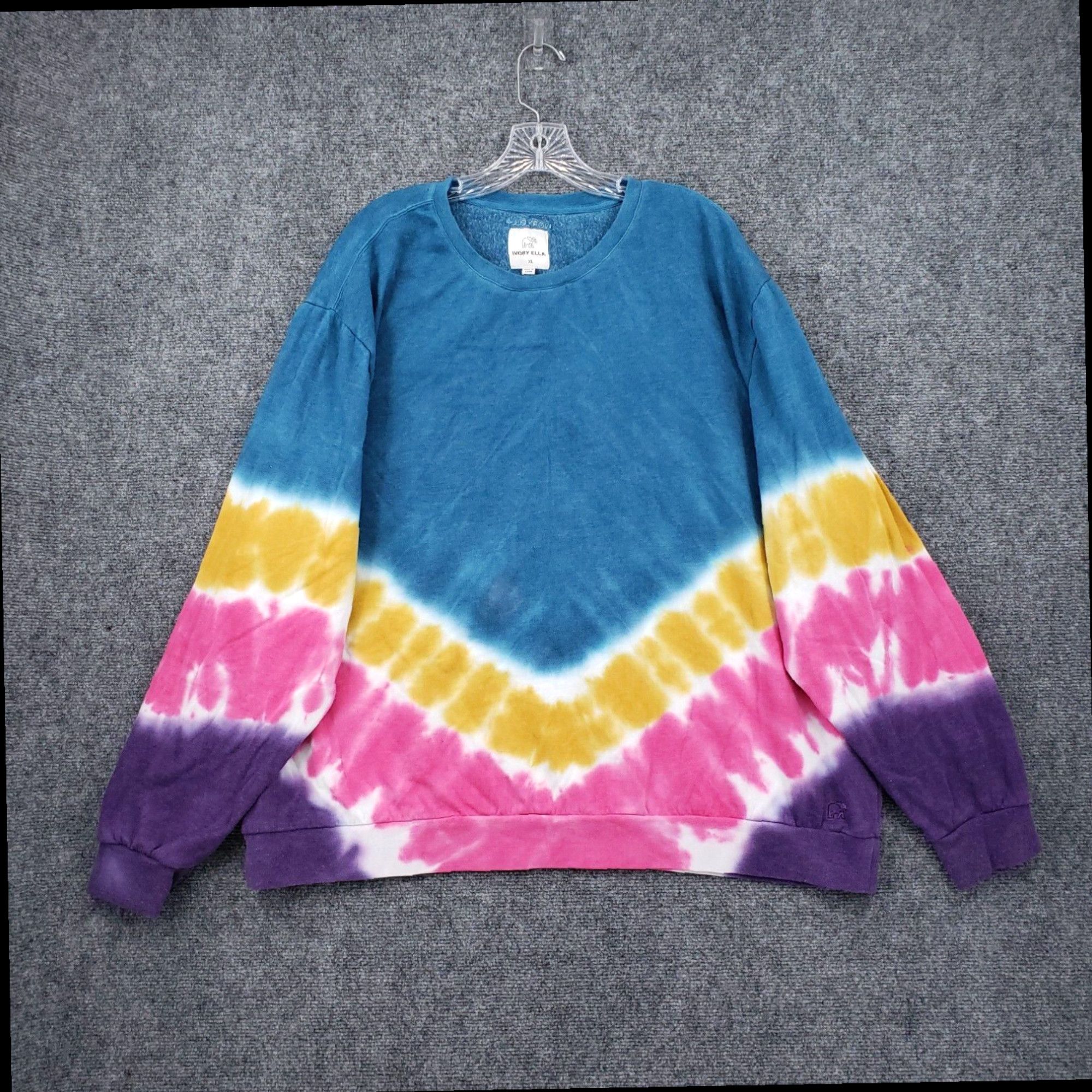 Ivory ella vintage blue sweatshirt shop