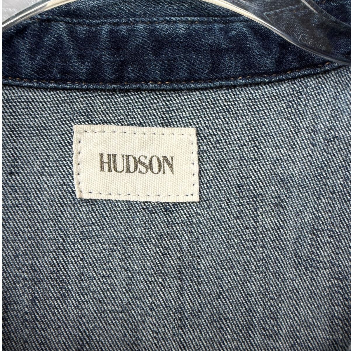 Hudson Outerwear Hudson Classic Medium Wash Denim Jacket Button Front XS Size XS / US 0-2 / IT 36-38 - 8 Thumbnail