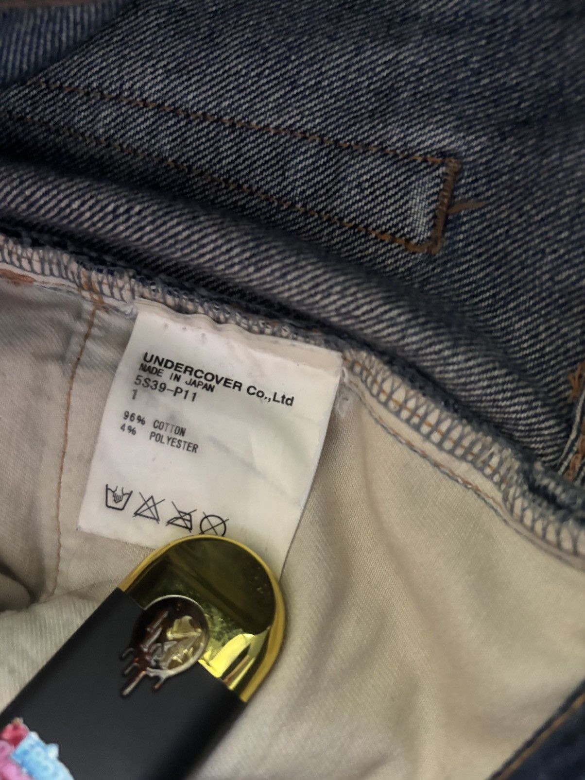 Undercover undercover 58 graffiti patch denim Size US 30 / EU 46 - 5 Thumbnail