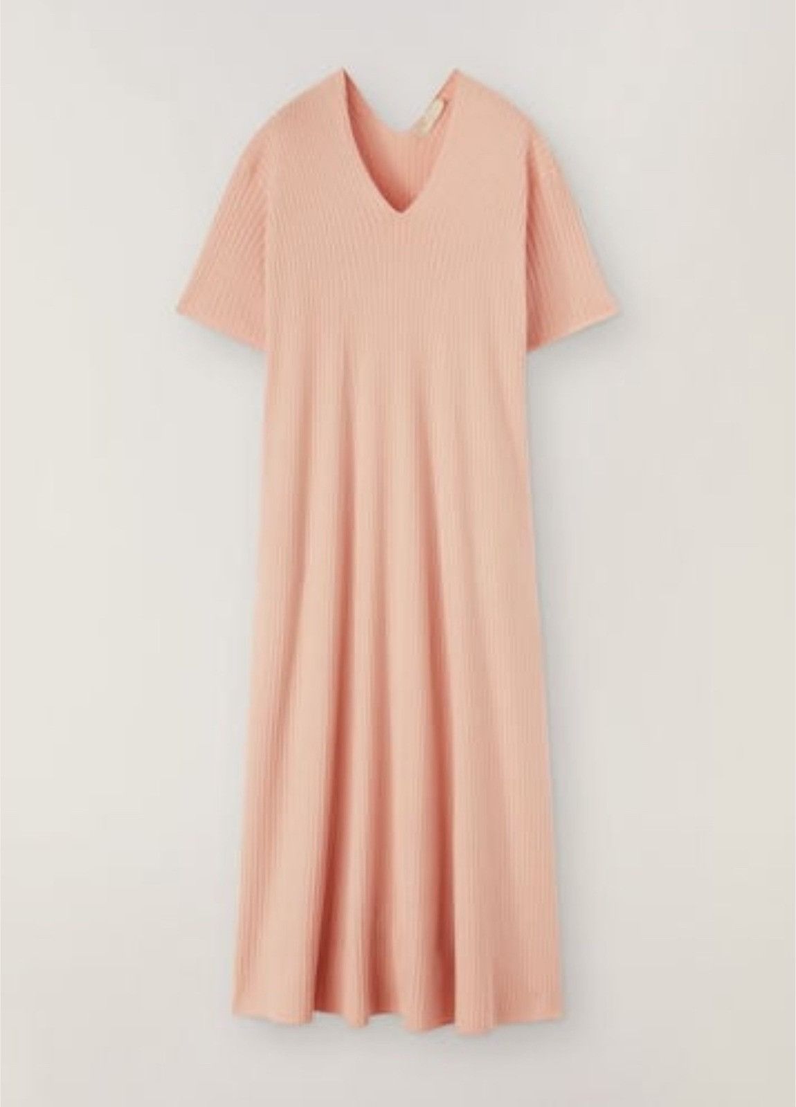Loro Piana o1srvl11e1024 Cocooning V-Neck Midi Dress in Pink Size S / US 4 / IT 40 - 1 Preview