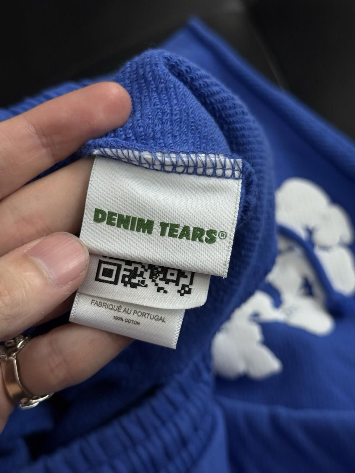 DENIM TEARS Denim Tears Cotton Wreath Shorts Blue |BRAND NEW 2025 Medium Size US 32 / EU 48 - 7 Thumbnail