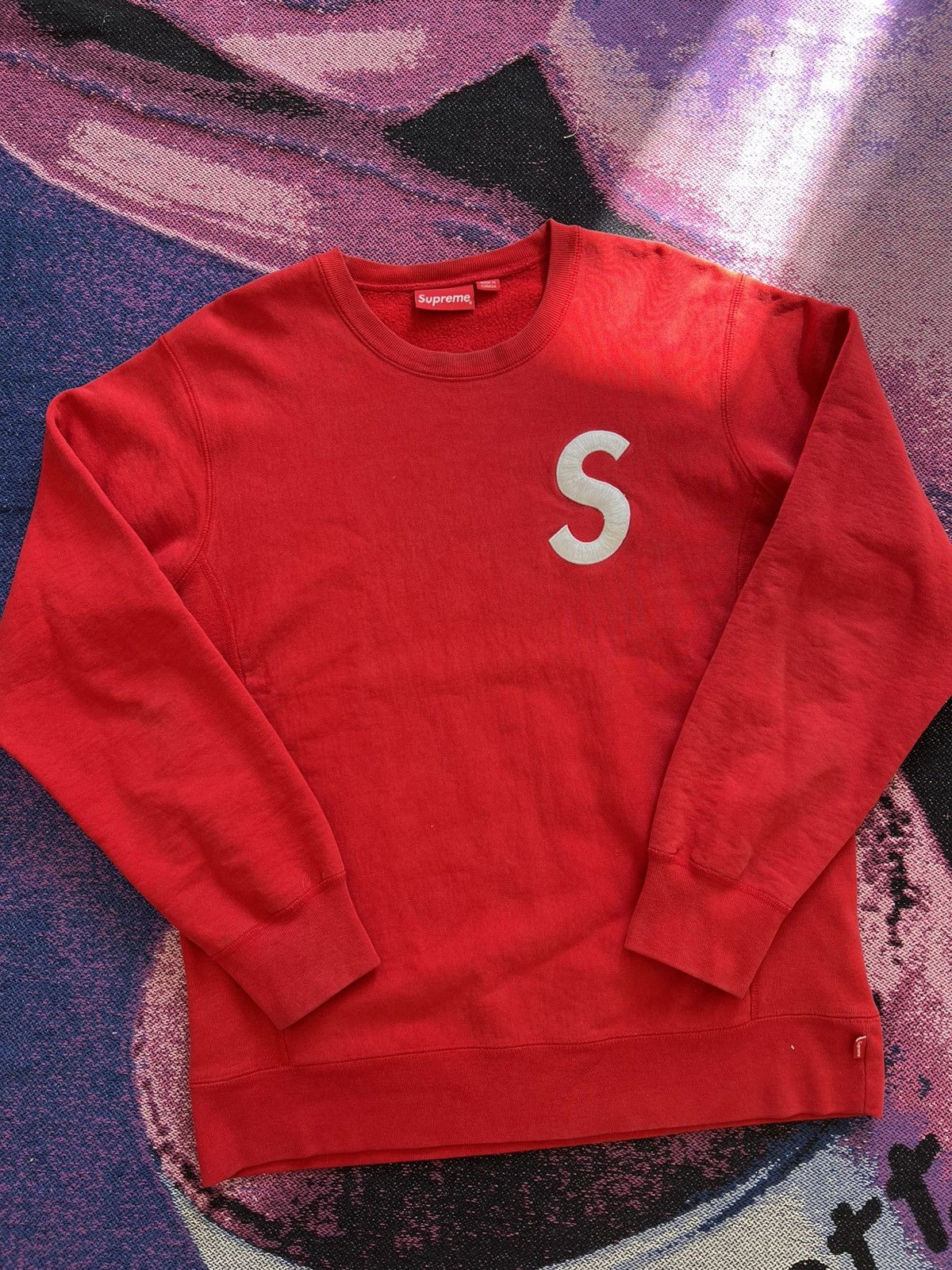 Supreme S Logo Crewneck | Grailed