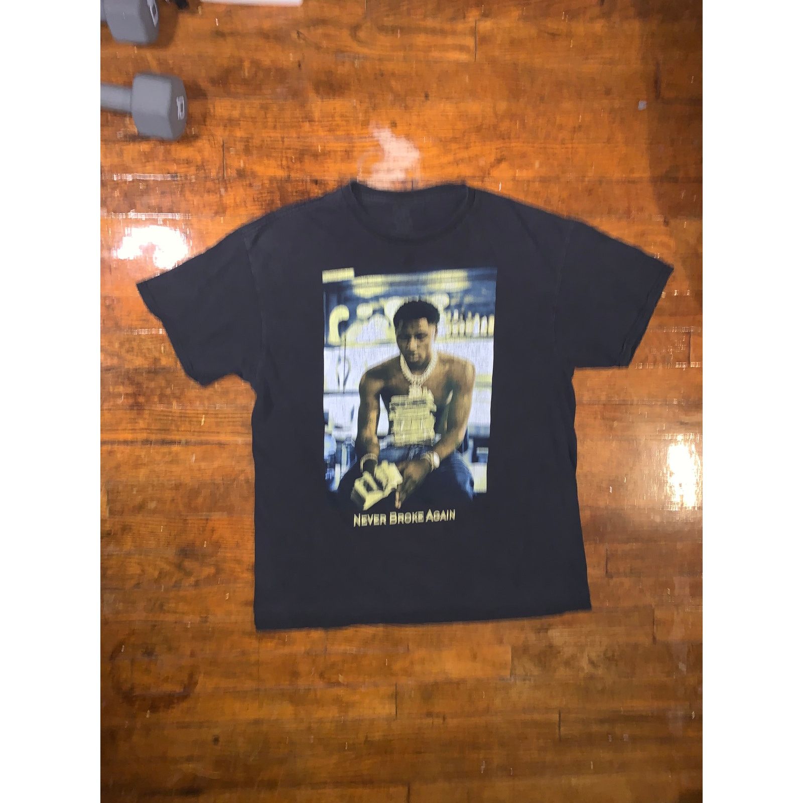 Band Tees NBA YoungBoy Never Broke Again T Shirt Black Graphic Tee M Size US M / EU 48-50 / 2 - 2 Thumbnail