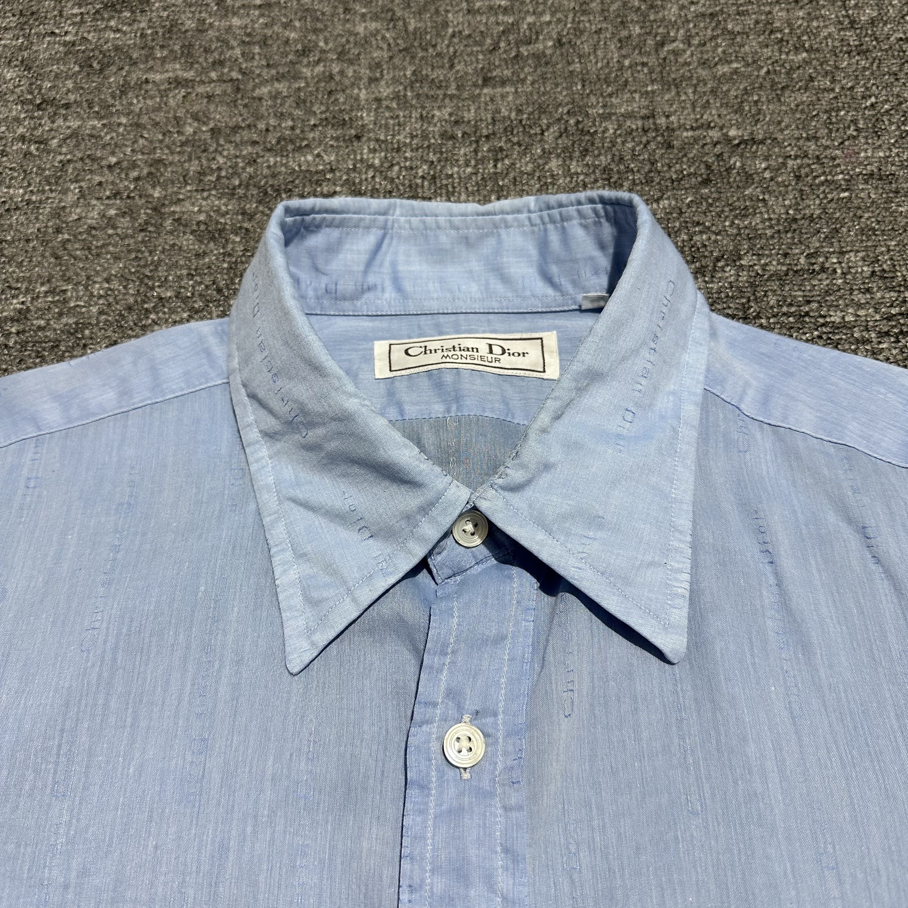 Christian Dior Monsieur Vintage Christian Dior Monogram Button Ups Size US L / EU 52-54 / 3 - 4 Thumbnail