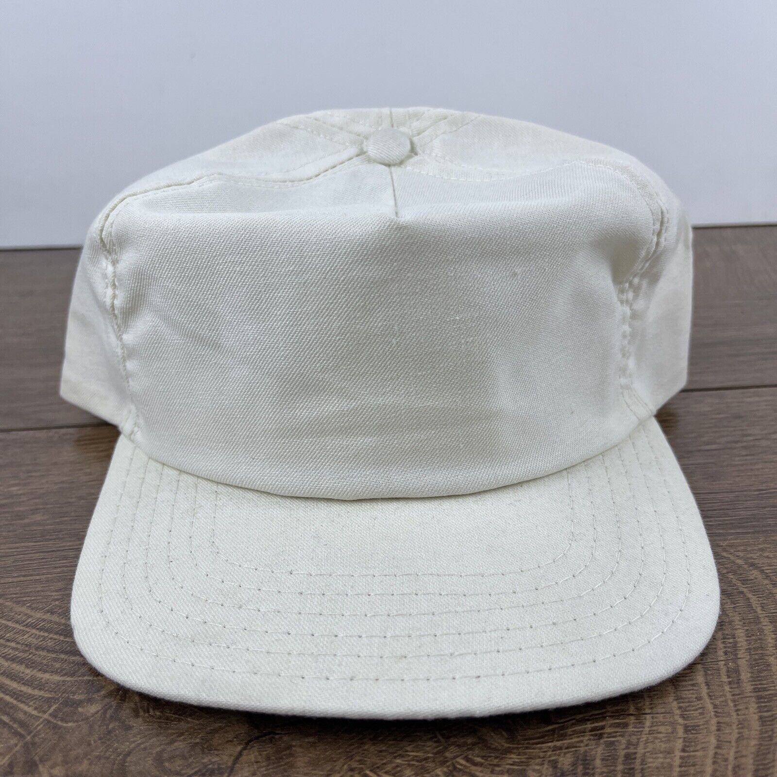 Other Plain White Hat White Hat Plain Adjustable Snapback Adult Si Size ONE SIZE - 5 Thumbnail