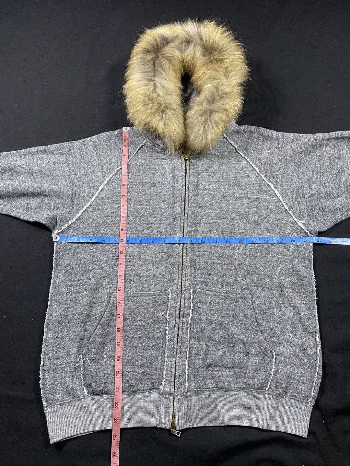 Japanese Brand Vintage Japanese L.T.S Zip Fur Hoodie Ifsixwasnine Style Size US L / EU 52-54 / 3 - 9 Thumbnail