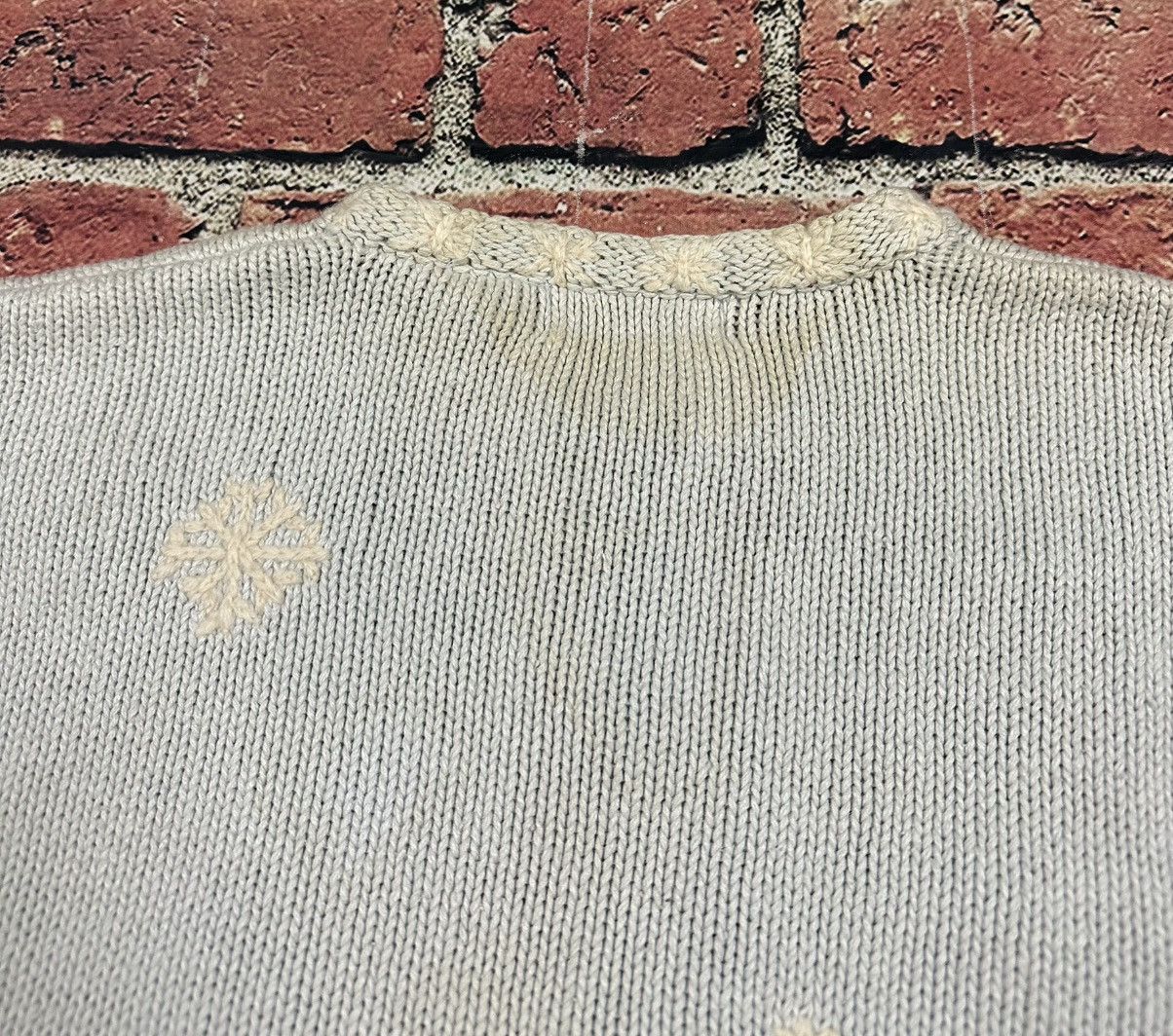 Other Vintage BellePointe Christmas Knit Cardigan Sweater Snowman Size XL / US 12-14 / IT 48-50 - 13 Thumbnail