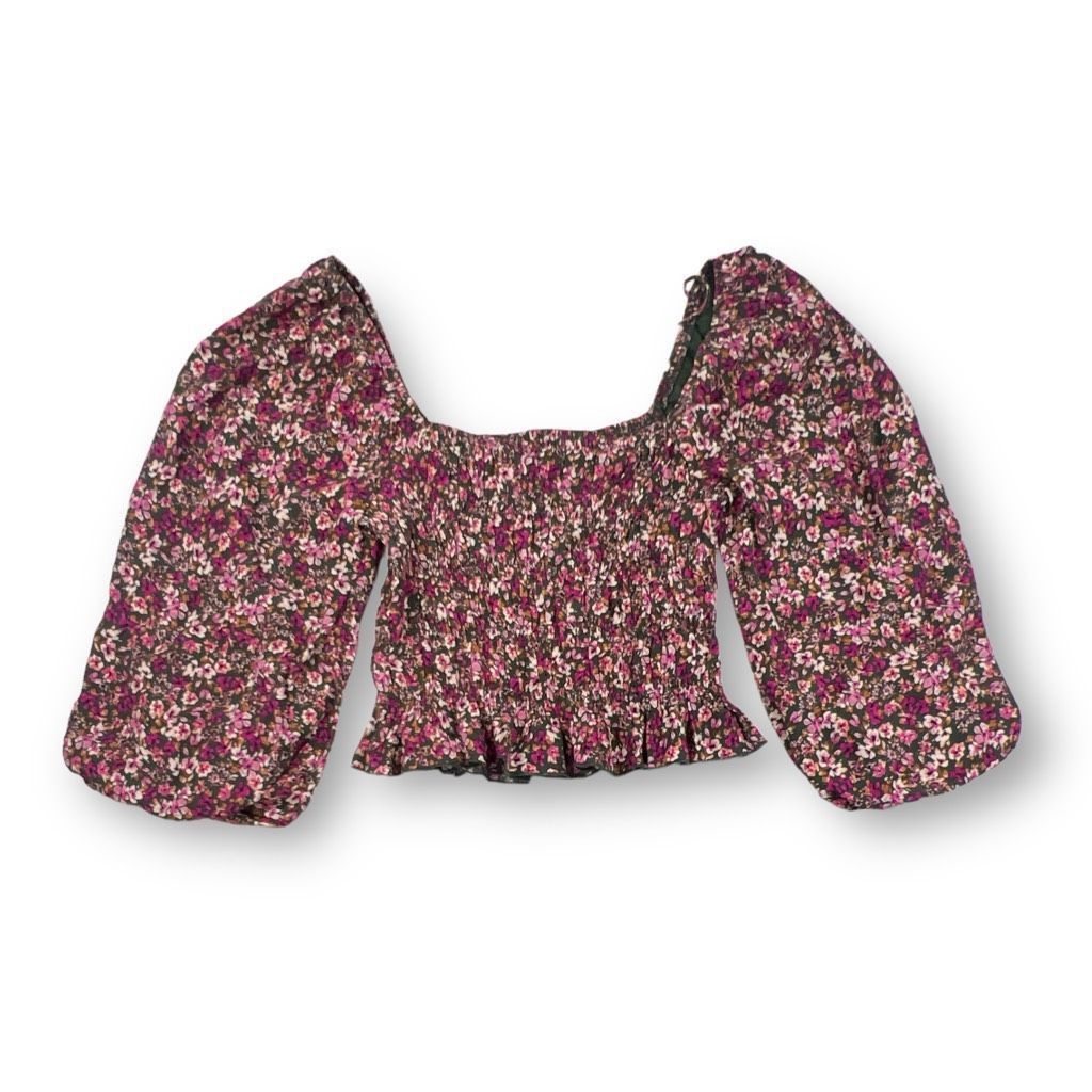Other Lucy Paris Floral Balloon Sleeve Top Size Small Size S / US 4 / IT 40 - 1 Thumbnail