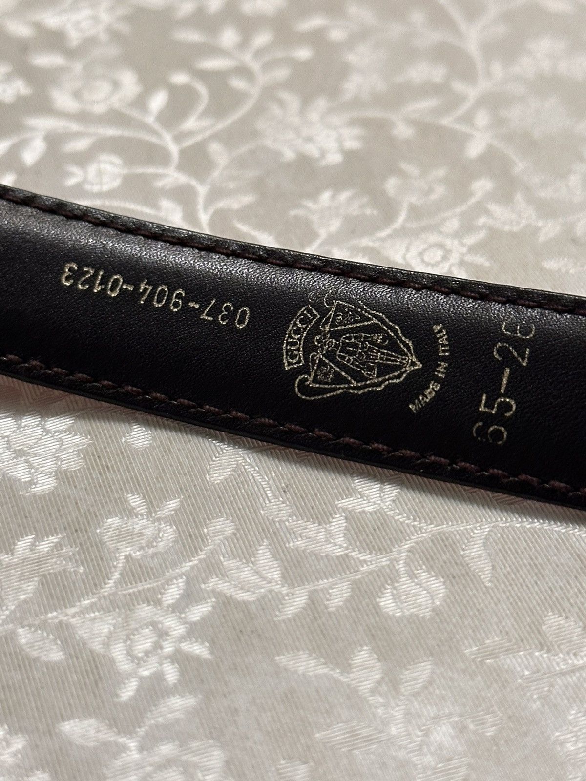 Other 90’S Gucci Vintage Rarest Y2k Luxury Red Leather Belt Size ONE SIZE - 3 Thumbnail