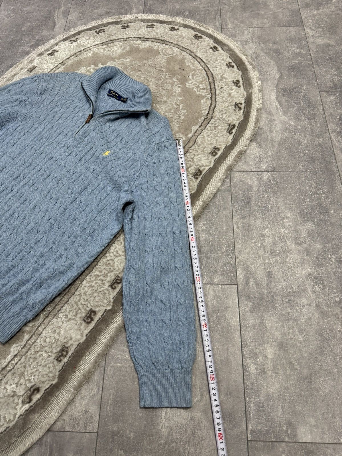 Polo Ralph Lauren Vintage 90S 1/3 Polo Ralph Lauren PRL Zip Knited Sweater Size US L / EU 52-54 / 3 - 3 Thumbnail