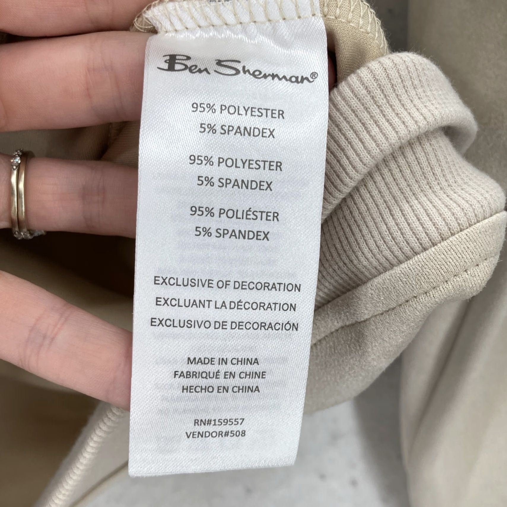 Ben Sherman Ben Sherman Jacket Mens M Beige Sueded Full Zip Bomber Casual Travel Size US M / EU 48-50 / 2 - 5 Thumbnail