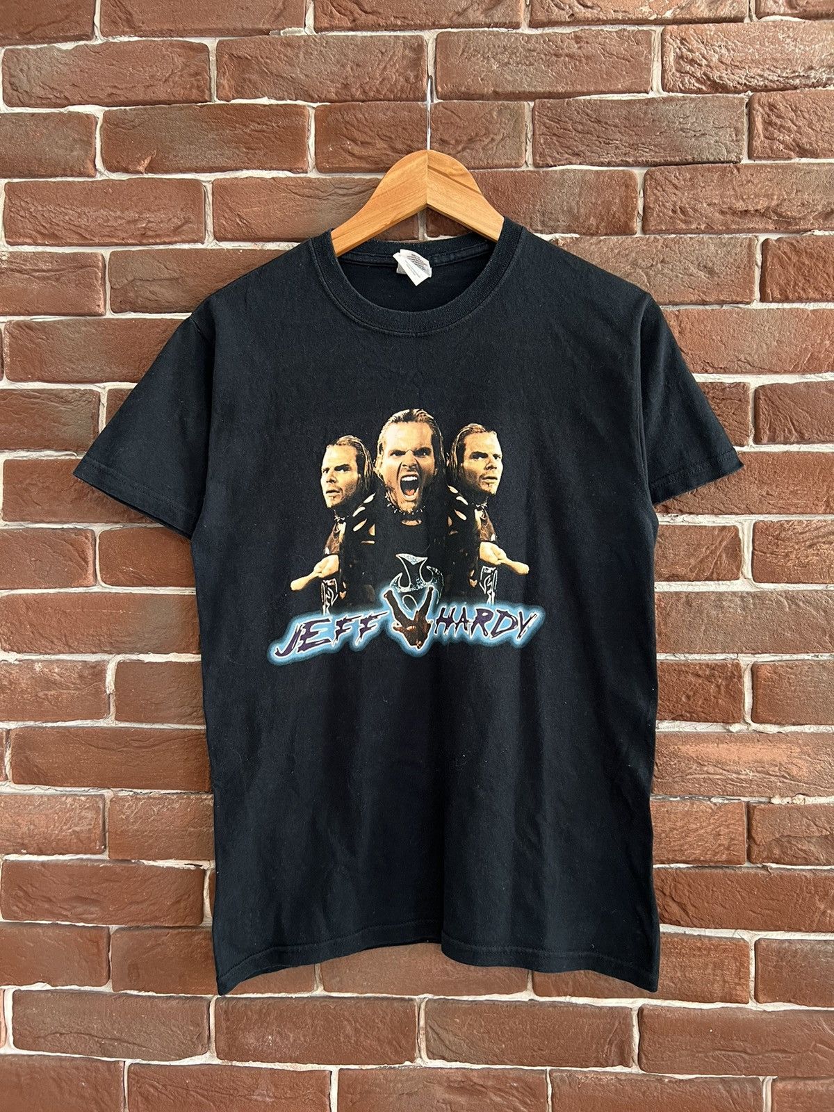 Vintage Vintage 00s Jeff Hardy Big Head Grail WWE WWF TSHIRT Hype Size US S / EU 44-46 / 1 - 1 Thumbnail