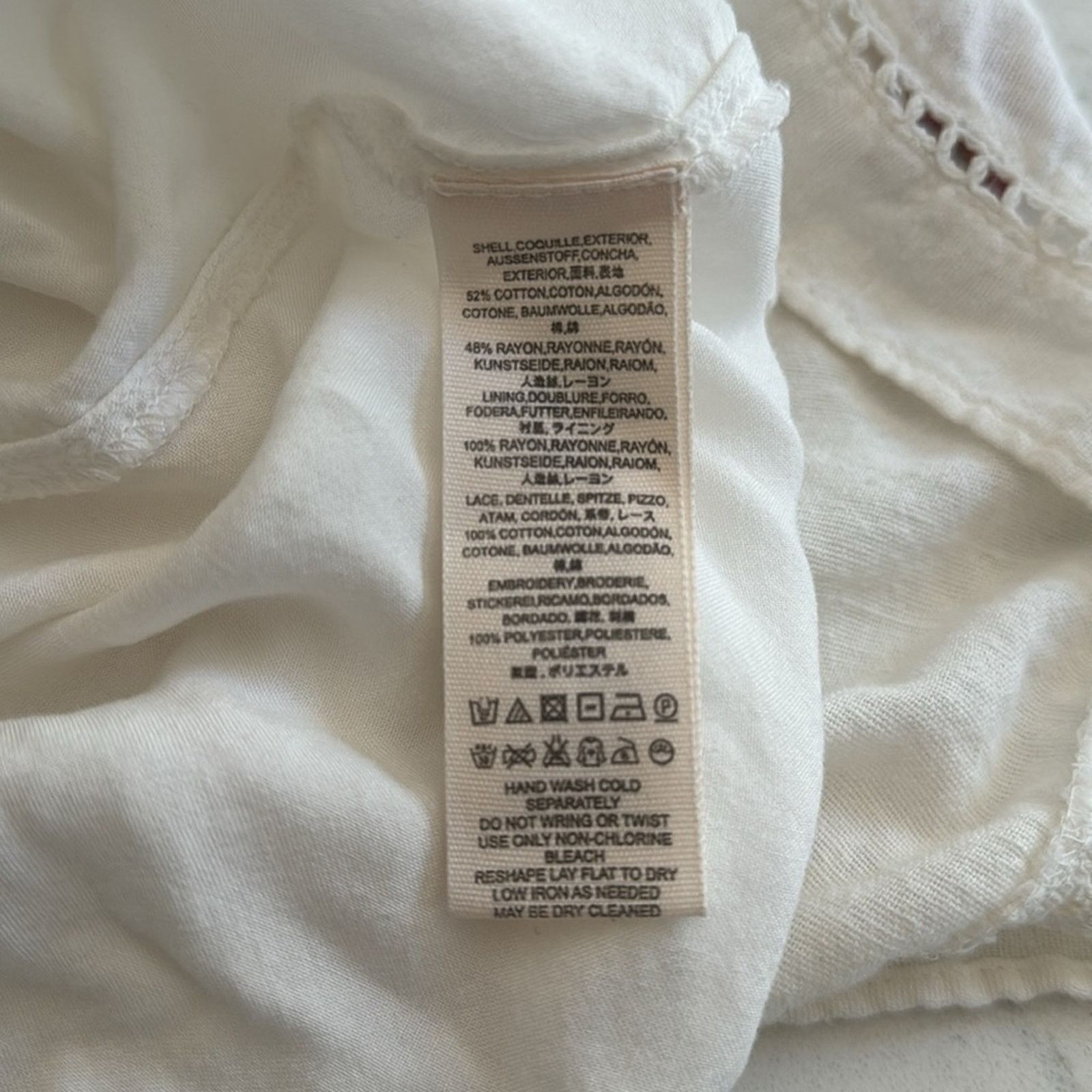 Free People Free People Counting Daisies Dress Off Shoulder White Size M Size M / US 6-8 / IT 42-44 - 6 Thumbnail