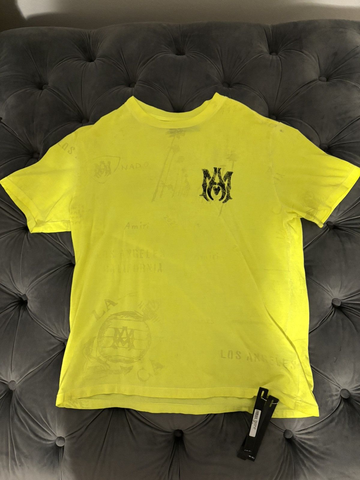 Amiri × Designer Amiri MA Stencil Logo T-Shirt Size US S / EU 44-46 / 1 - 1 Thumbnail