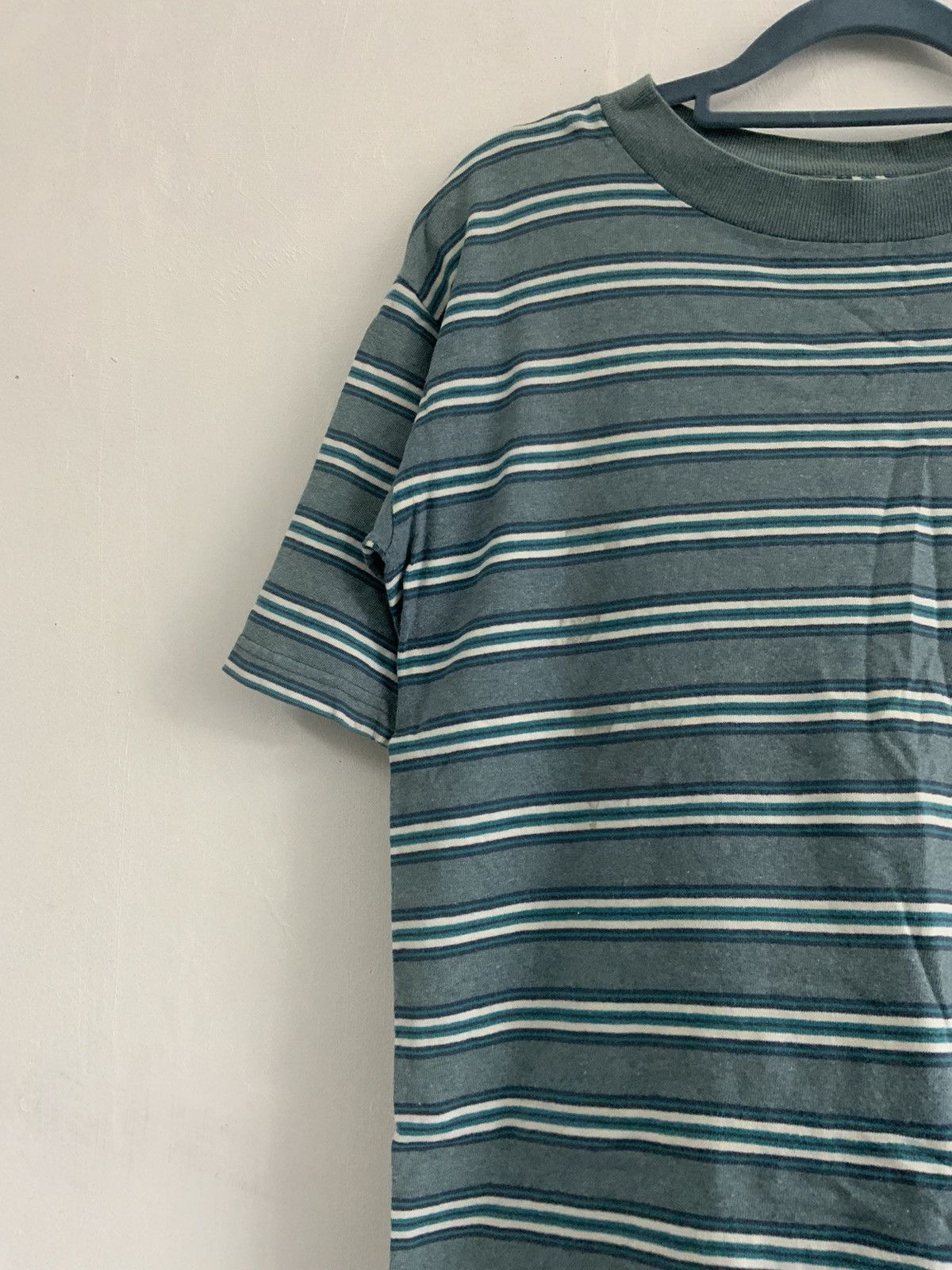 Japanese Brand Vintage Vision Sport Wear Striped Tee Size US M / EU 48-50 / 2 - 6 Thumbnail