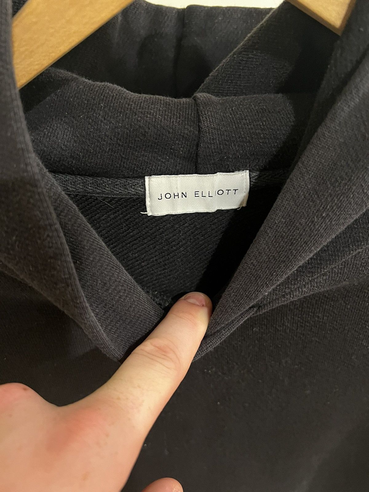 John Elliott JOHN ELLIOTT Black Villain Hoodie Size US L / EU 52-54 / 3 - 2 Thumbnail