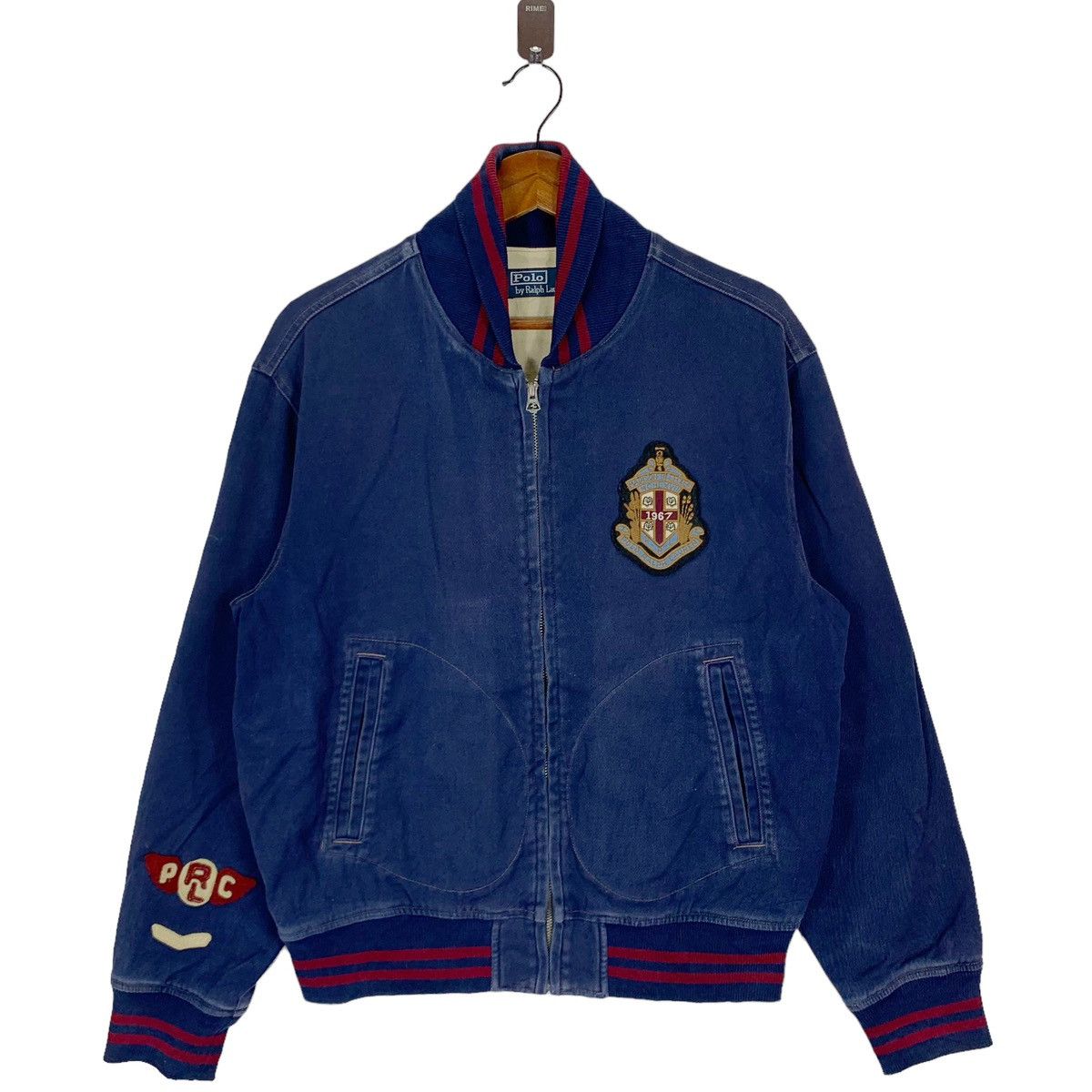 Polo Ralph Lauren × RRL Ralph Lauren × Ralph Lauren VINTAGE 90S POLO RALPH LAUREN BOMBER ZIPPER JACKET Size US L / EU 52-54 / 3 - 1 Thumbnail
