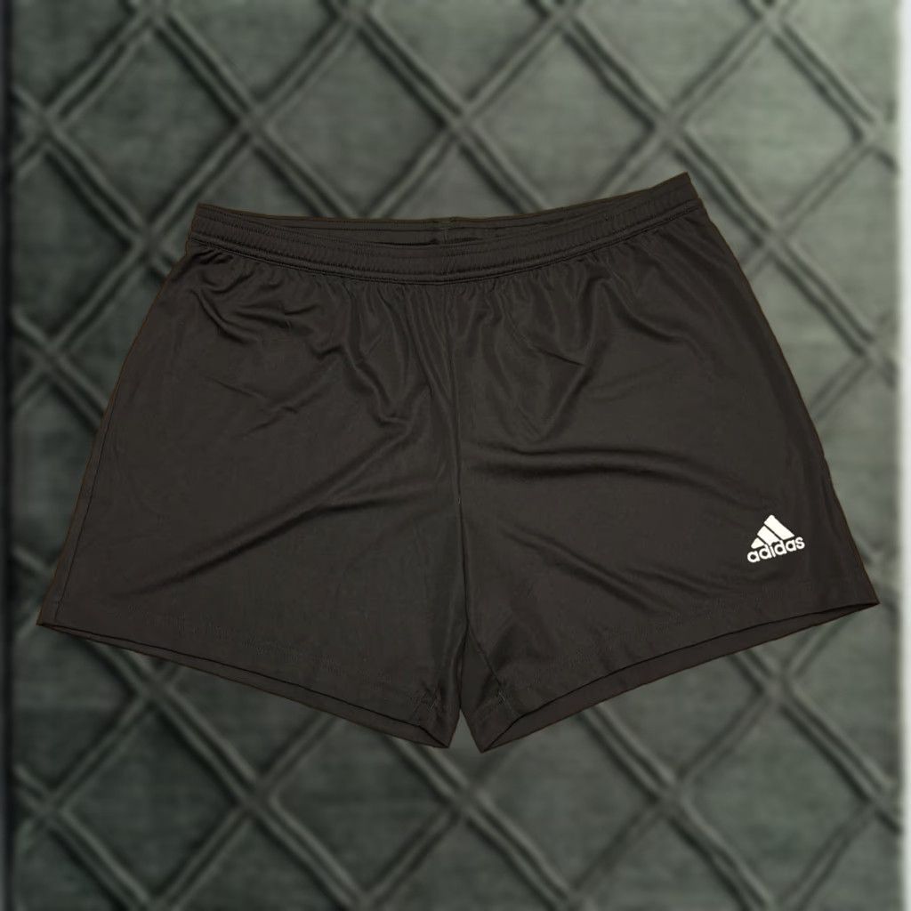 Adidas Adidas Shorts Black 34in Waist 4" Inseam Elastic Drawstring Logo Women L Athletic Casual Size 36" / US 14 / IT 50 - 1 Thumbnail