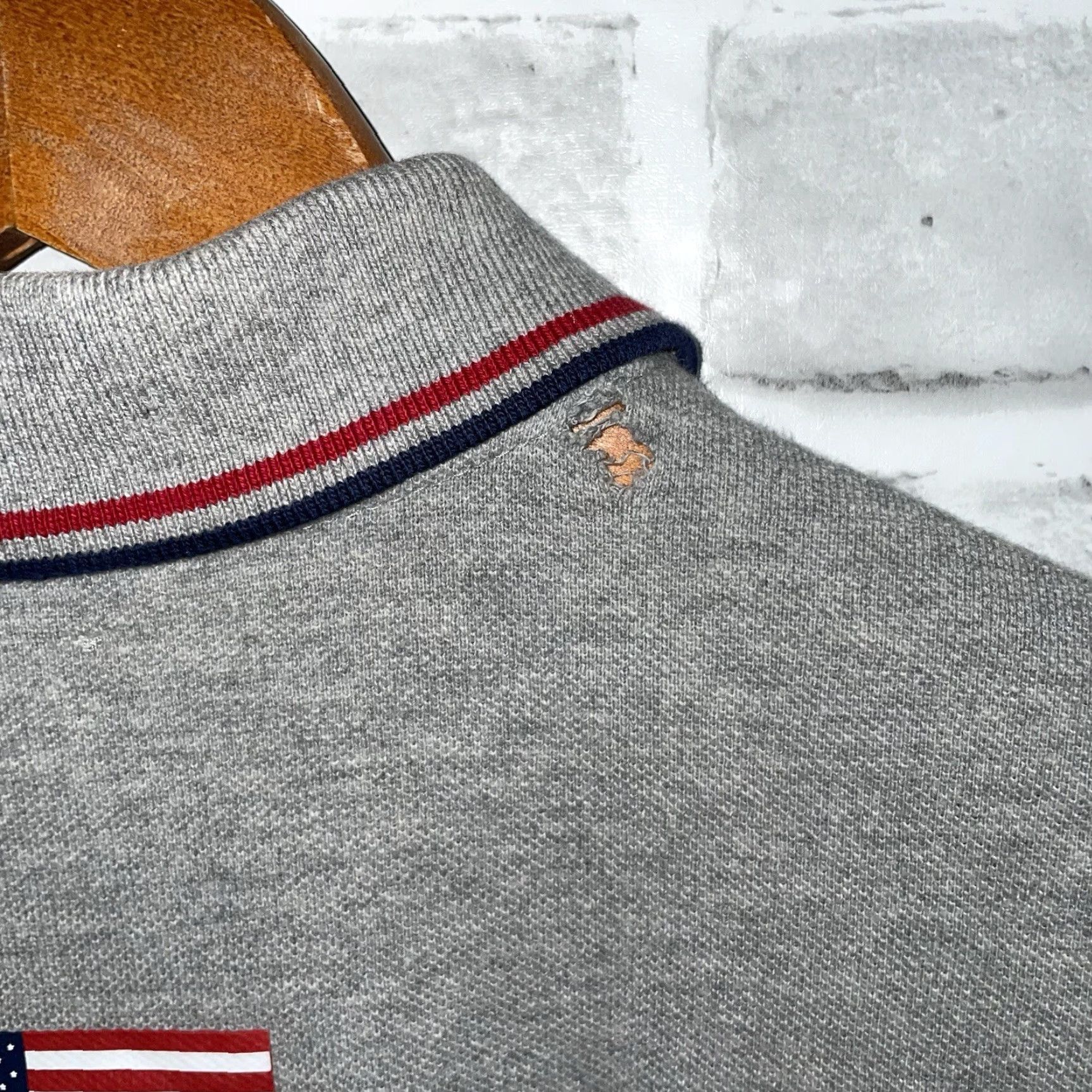 Polo Ralph Lauren Polo Ralph Lauren Polo Shirt Gray USA 16 Mens Size L Custom Fit Shirt Men Gray USA 16 Polo Shirt Mens L Size US L / EU 52-54 / 3 - 5 Thumbnail