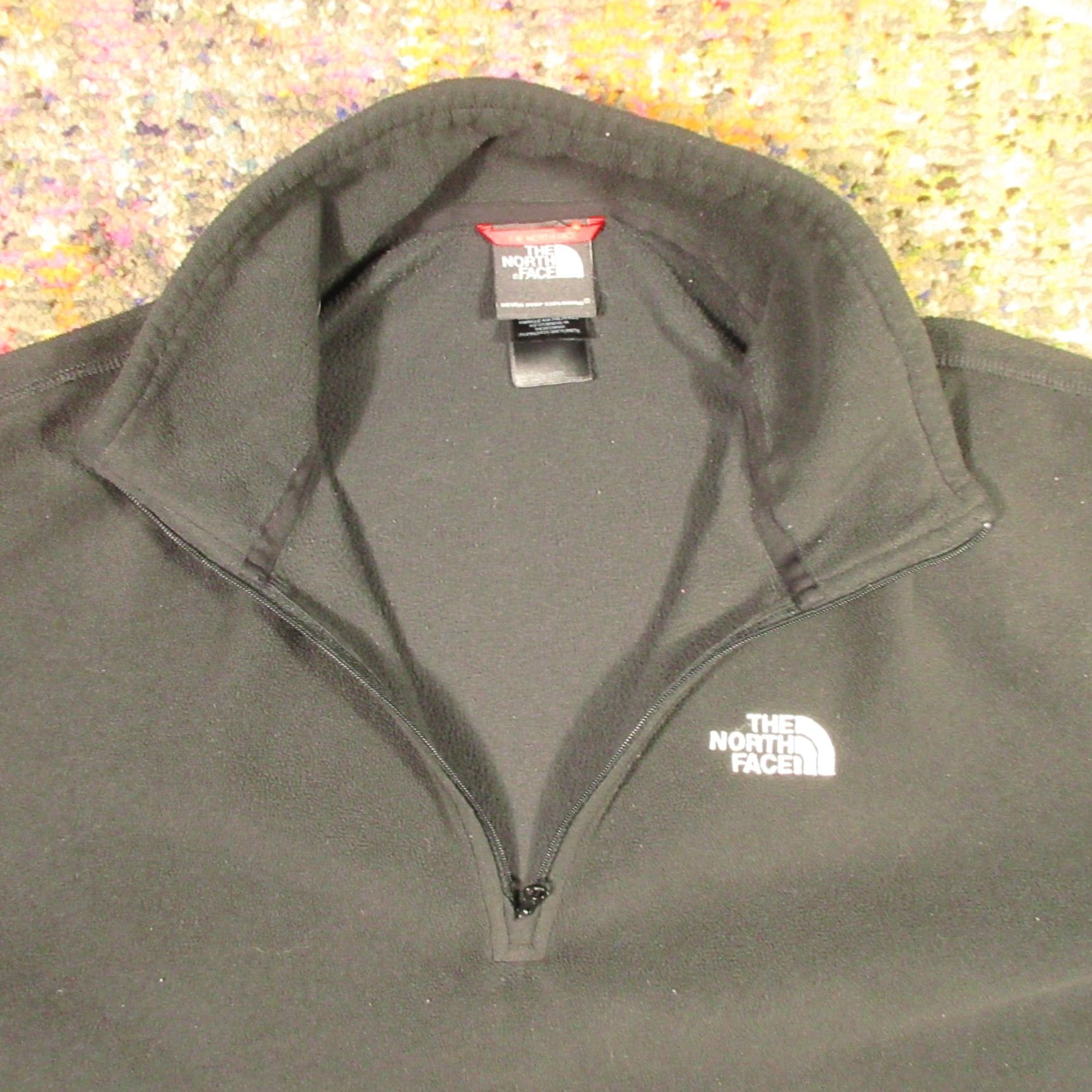The North Face The North Face Fleece Jacket Mens L Black 1/4 Zip Pullover Lightweight Polartec Shirt Size US L / EU 52-54 / 3 - 3 Thumbnail