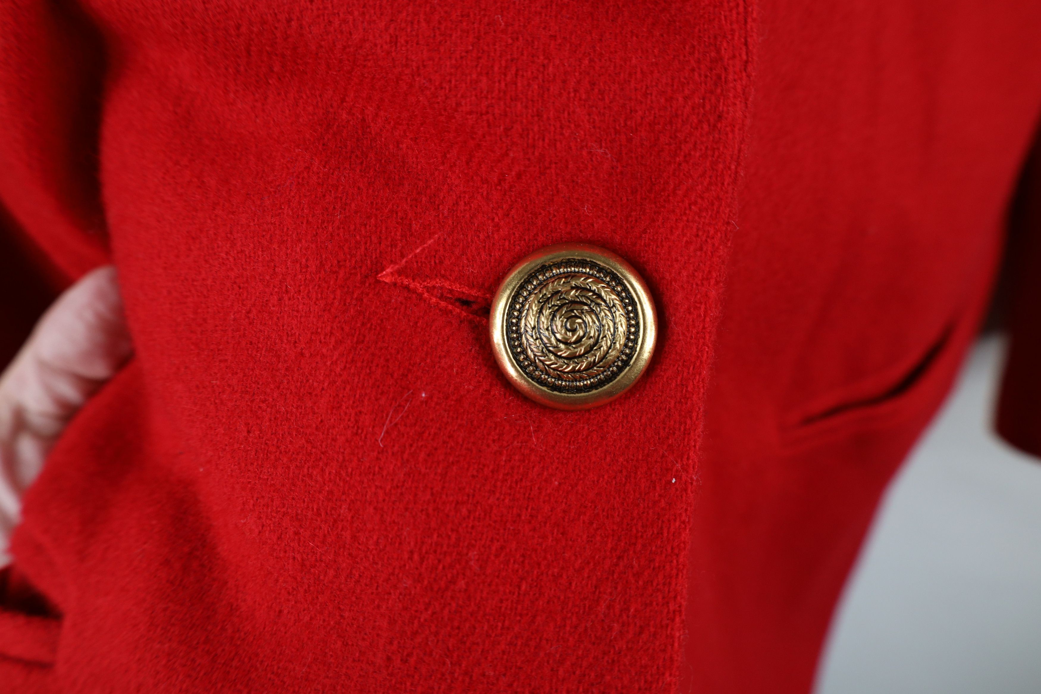 Vintage Vintage 90s Streetwear One Button Blazer Suit Jacket Red Size XXL / US 16-18 / IT 52-54 - 4 Thumbnail