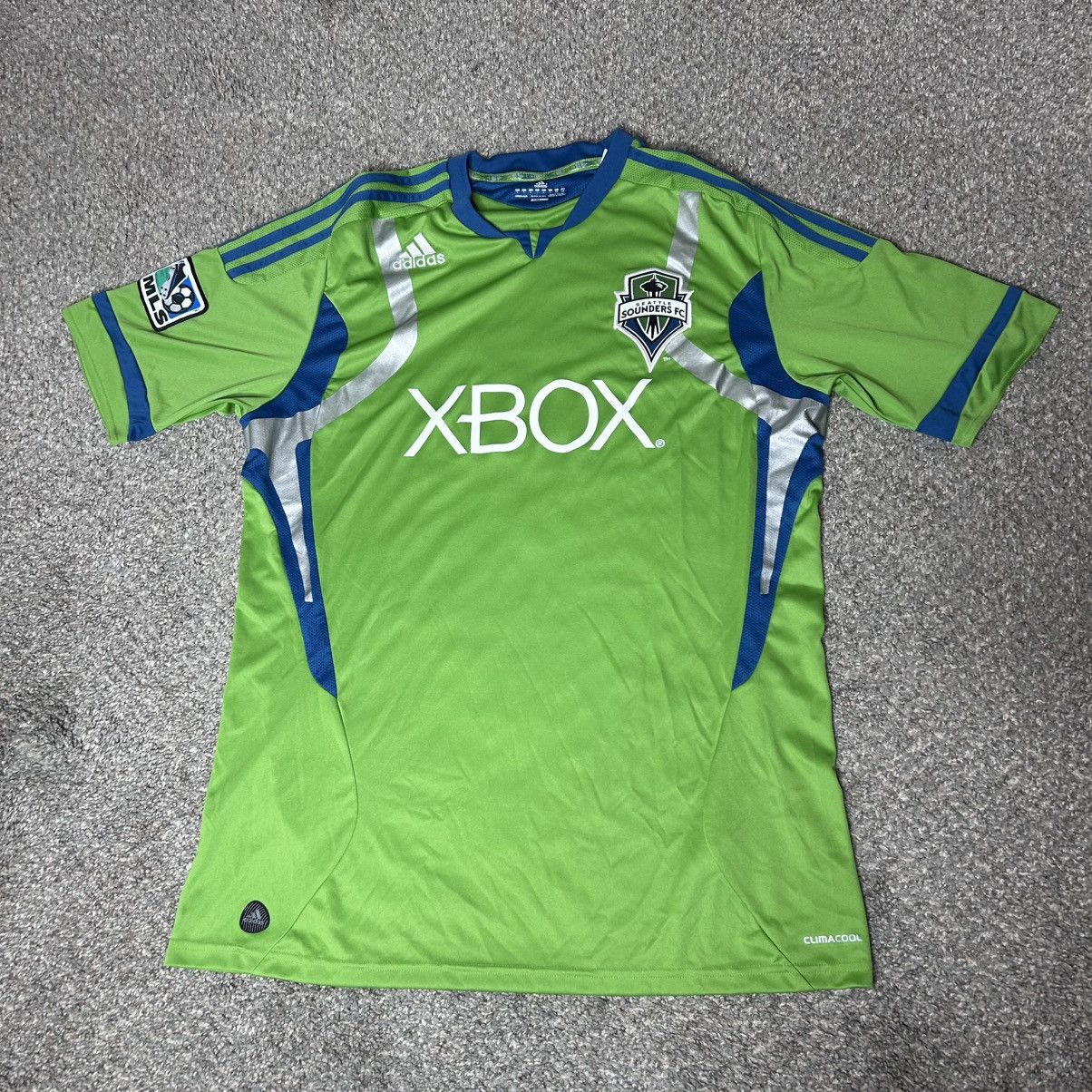 Adidas 2011 Seattle sounders fc mls marks #7 soccer jersey Size US L / EU 52-54 / 3 - 1 Thumbnail