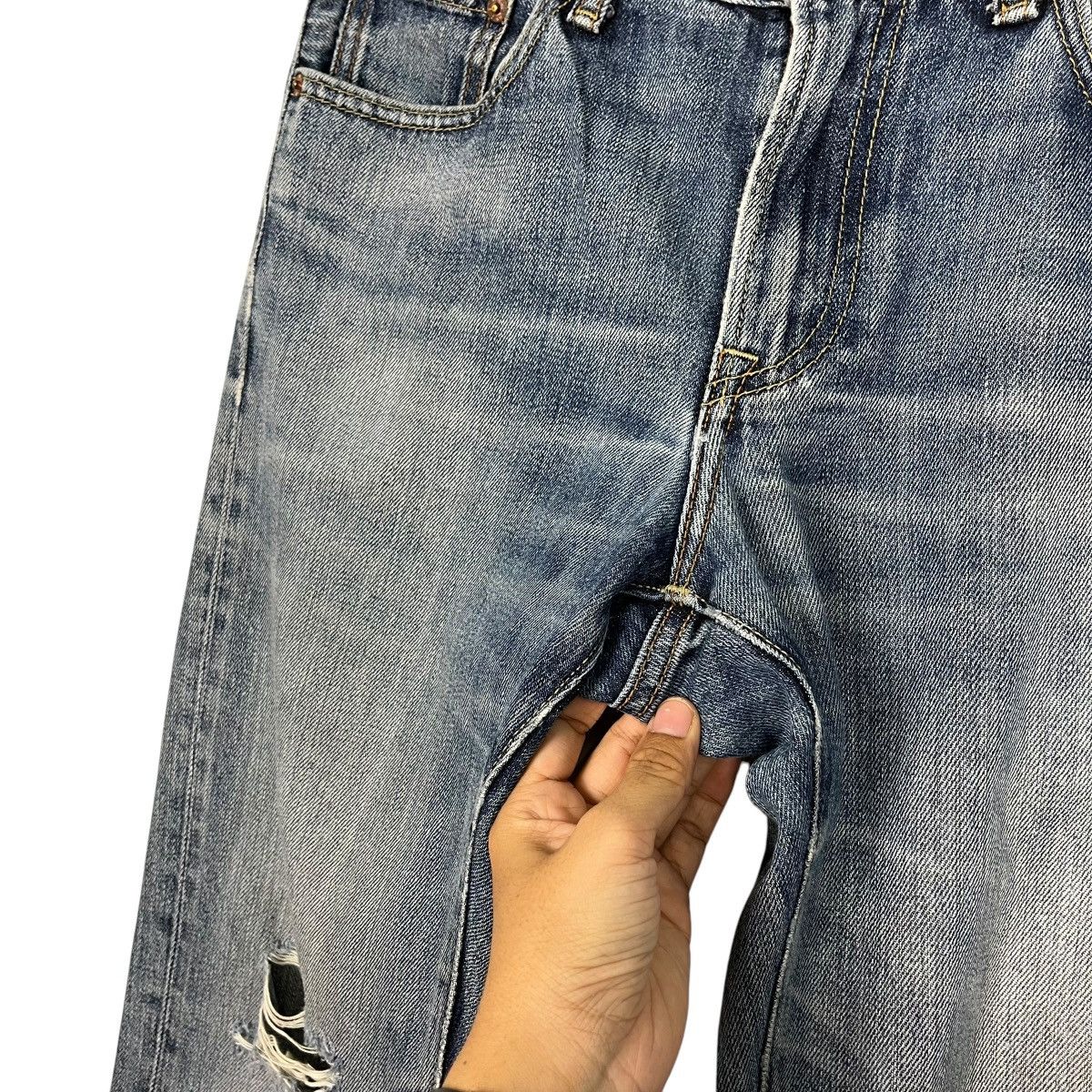 Japanese Brand Vintage Japanese Designer Distressed Denim Size 32" / US 10 / IT 46 - 13 Thumbnail