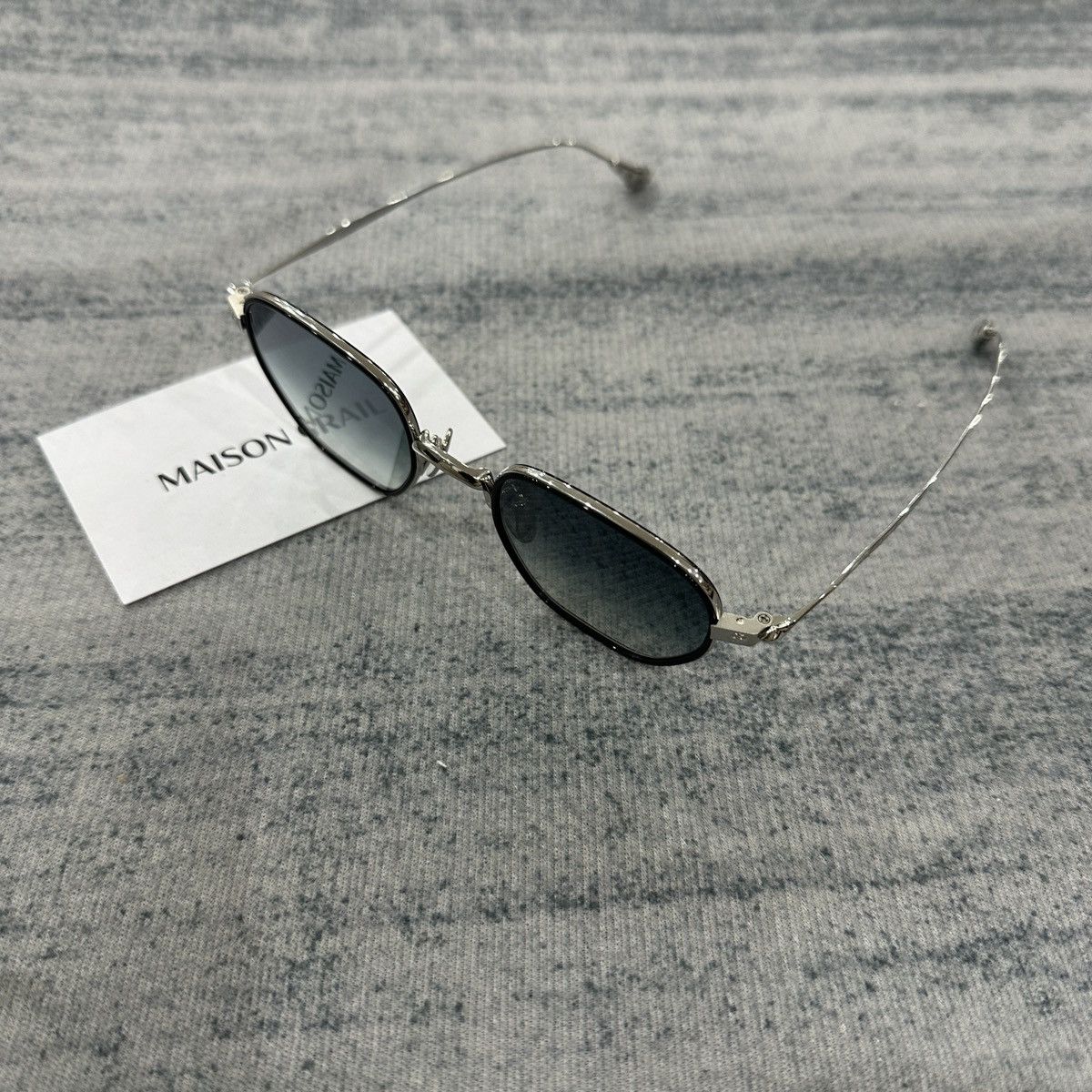 Chrome Hearts CHROME HEARTS BONE PRONE I BK/SS SUNGLASSES Size ONE SIZE - 2 Thumbnail