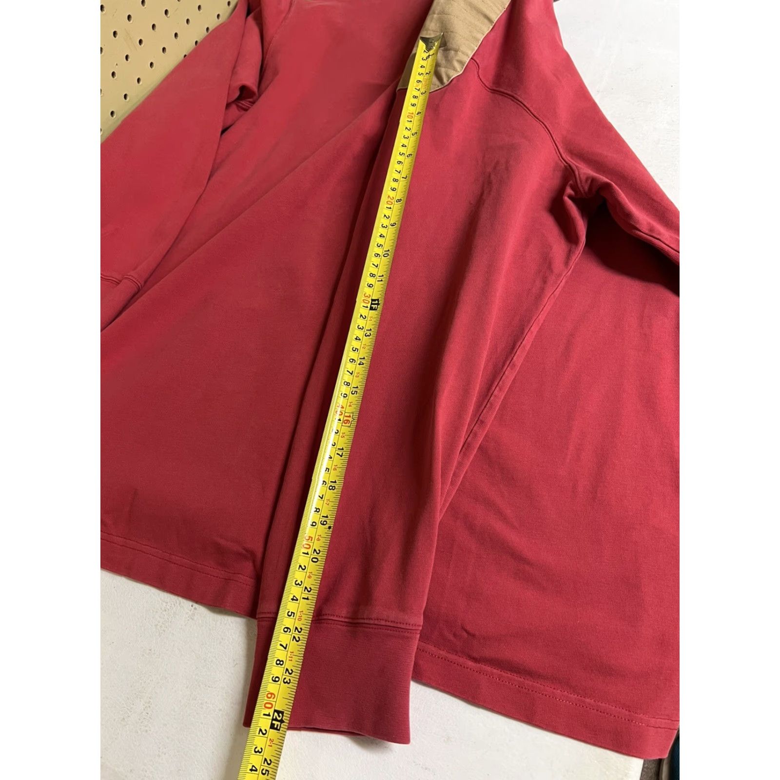 Orvis VINTAGE Orvis Long Sleeve Polo Shirt Rugby L Men’s Red 1990s Cotton Shirt Mens Size US L / EU 52-54 / 3 - 7 Thumbnail