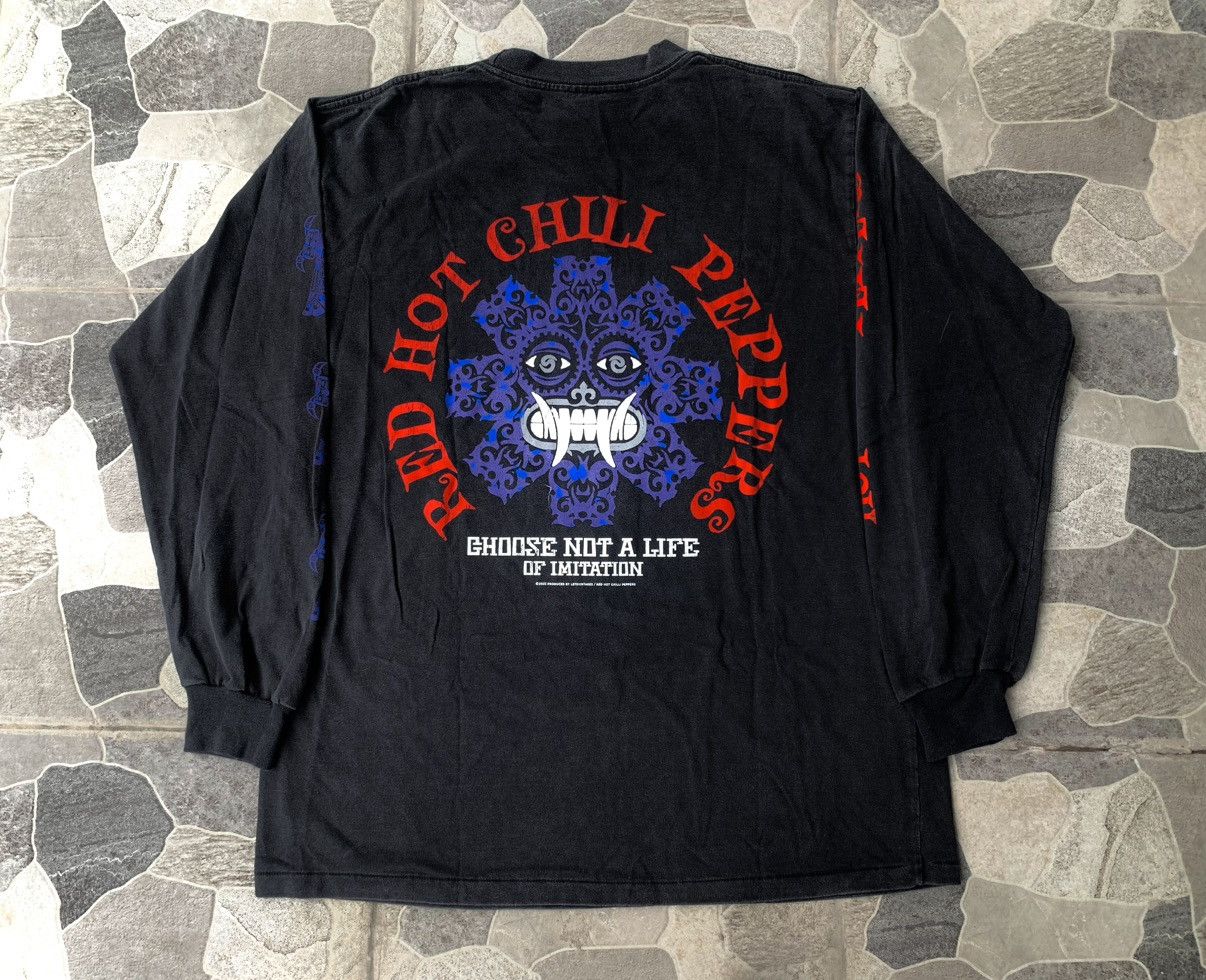 Band Tees × Vintage RHCP Longsleeve Fanmade Rare Size US XL / EU 56 / 4 - 3 Thumbnail