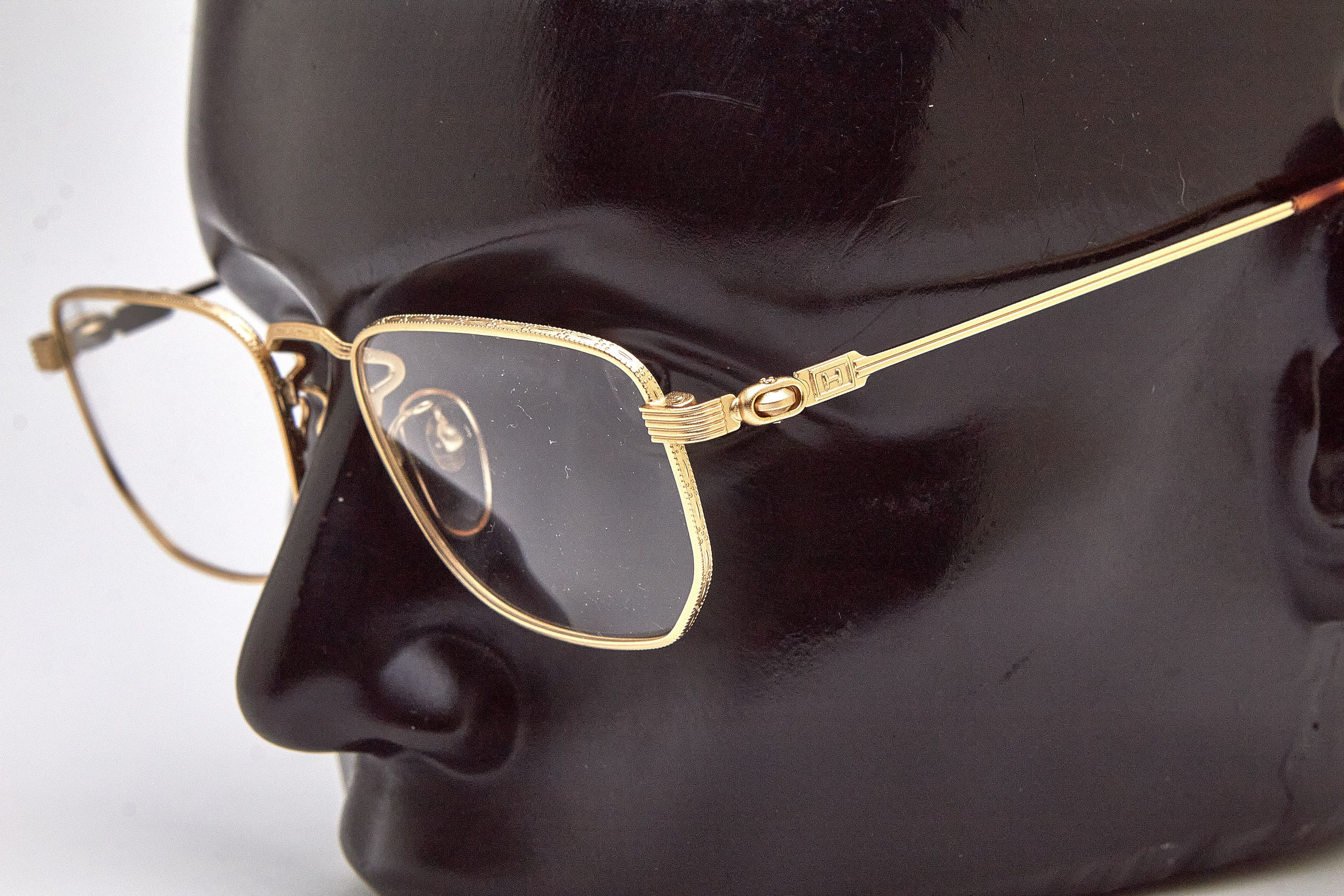 Vintage Old Money CUSTOM ORDER Matt Gold Rectangular Quiet Lux Specs Size ONE SIZE - 8 Thumbnail