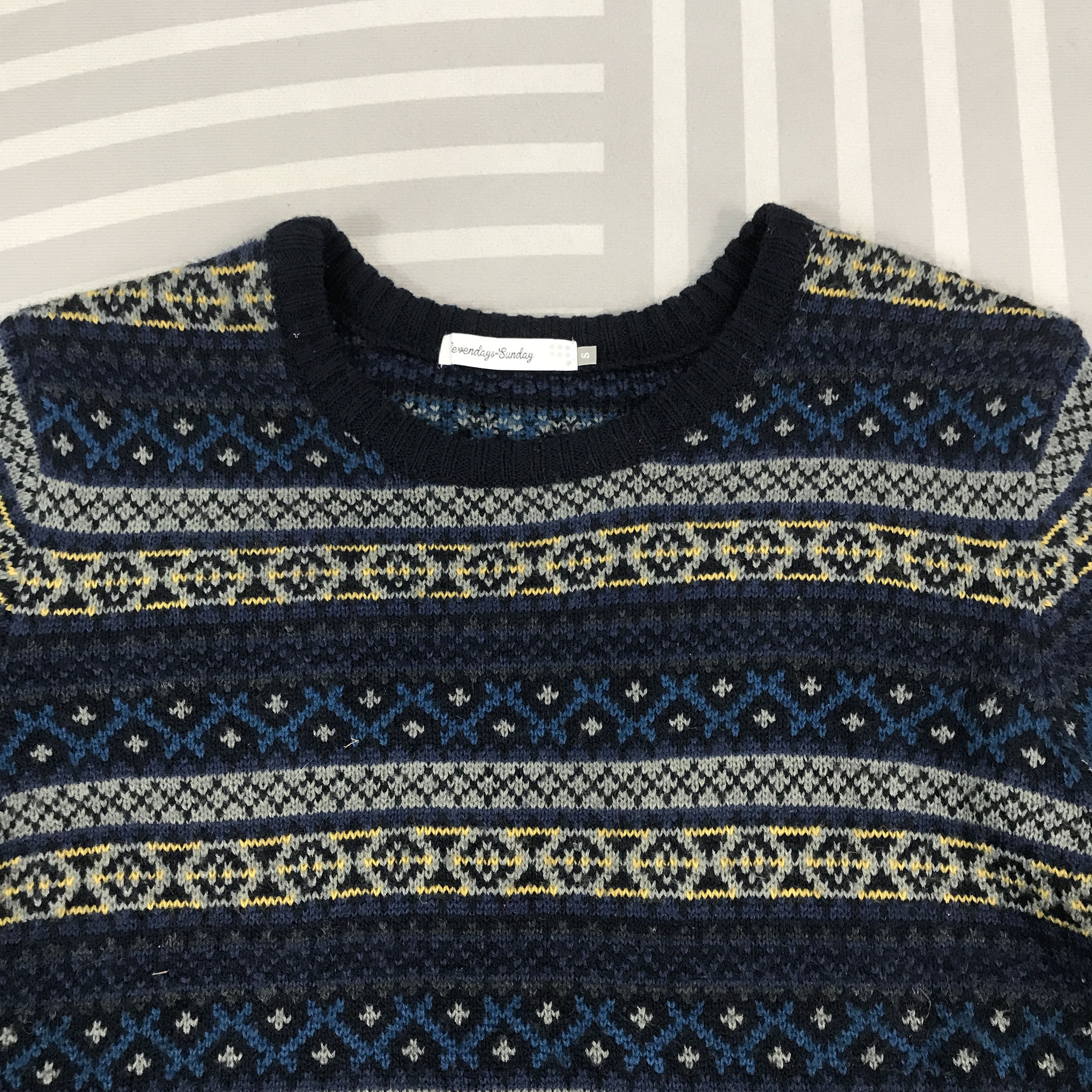 Japanese Brand Vintage Navajo Japan Knitwear Jacket Size US S / EU 44-46 / 1 - 8 Thumbnail