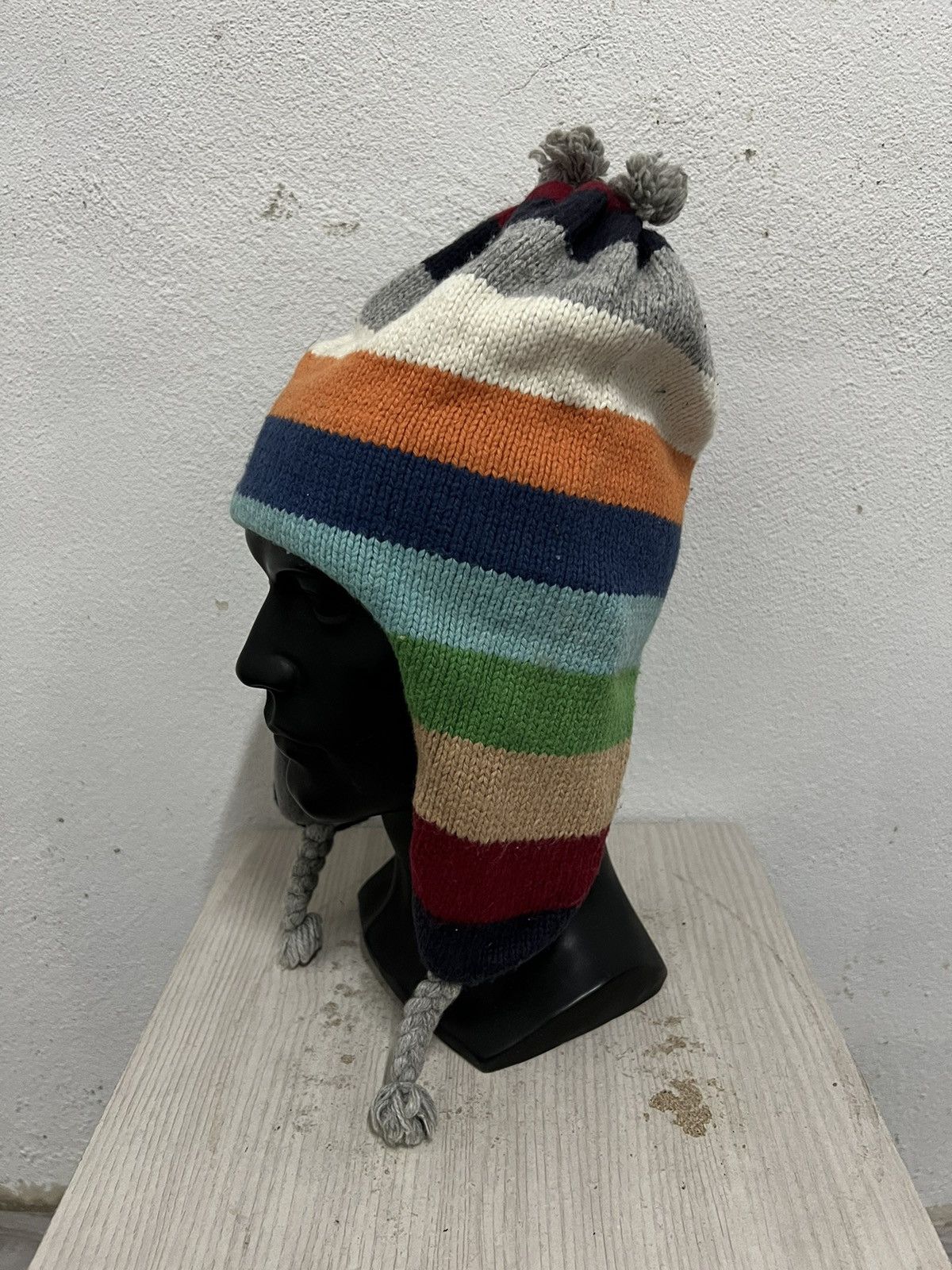 Gap Baby Gap Striped Design Earflap Beanie hat Size ONE SIZE - 3 Thumbnail