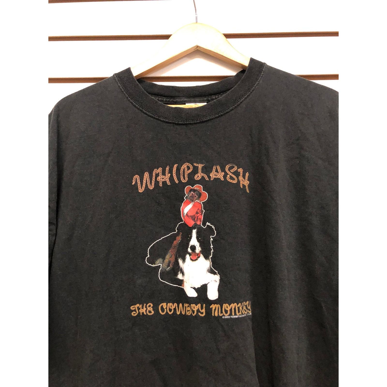 Delta Vintage Whiplash the cowboy monkey T shirt size XL 1990s 80s Size US XL / EU 56 / 4 - 2 Thumbnail