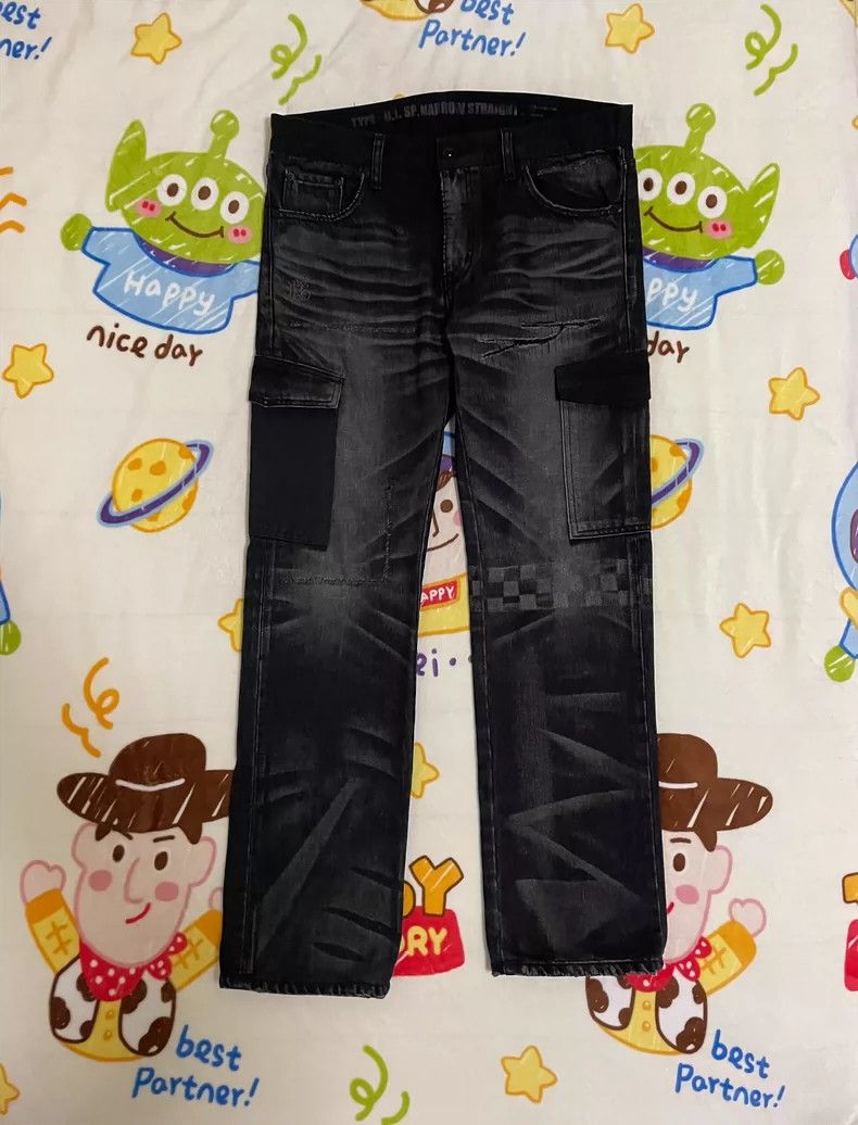 Neighborhood Neighborhood 11AW Black Icon Denim Jeans - dmc Size US 31 - 1 Thumbnail