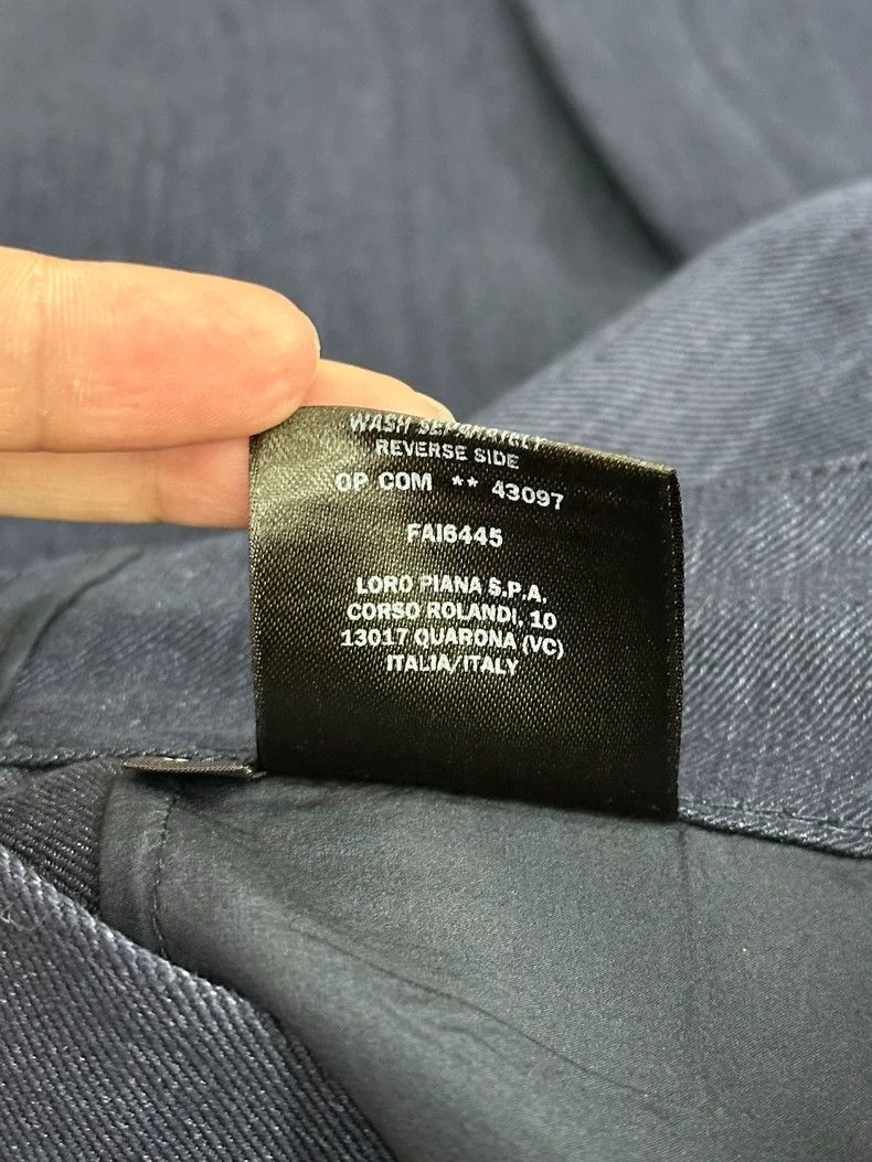 Loro Piana LORO PIANA A linen tie cord trousers Size 27" / US 4 / IT 40 - 6 Thumbnail