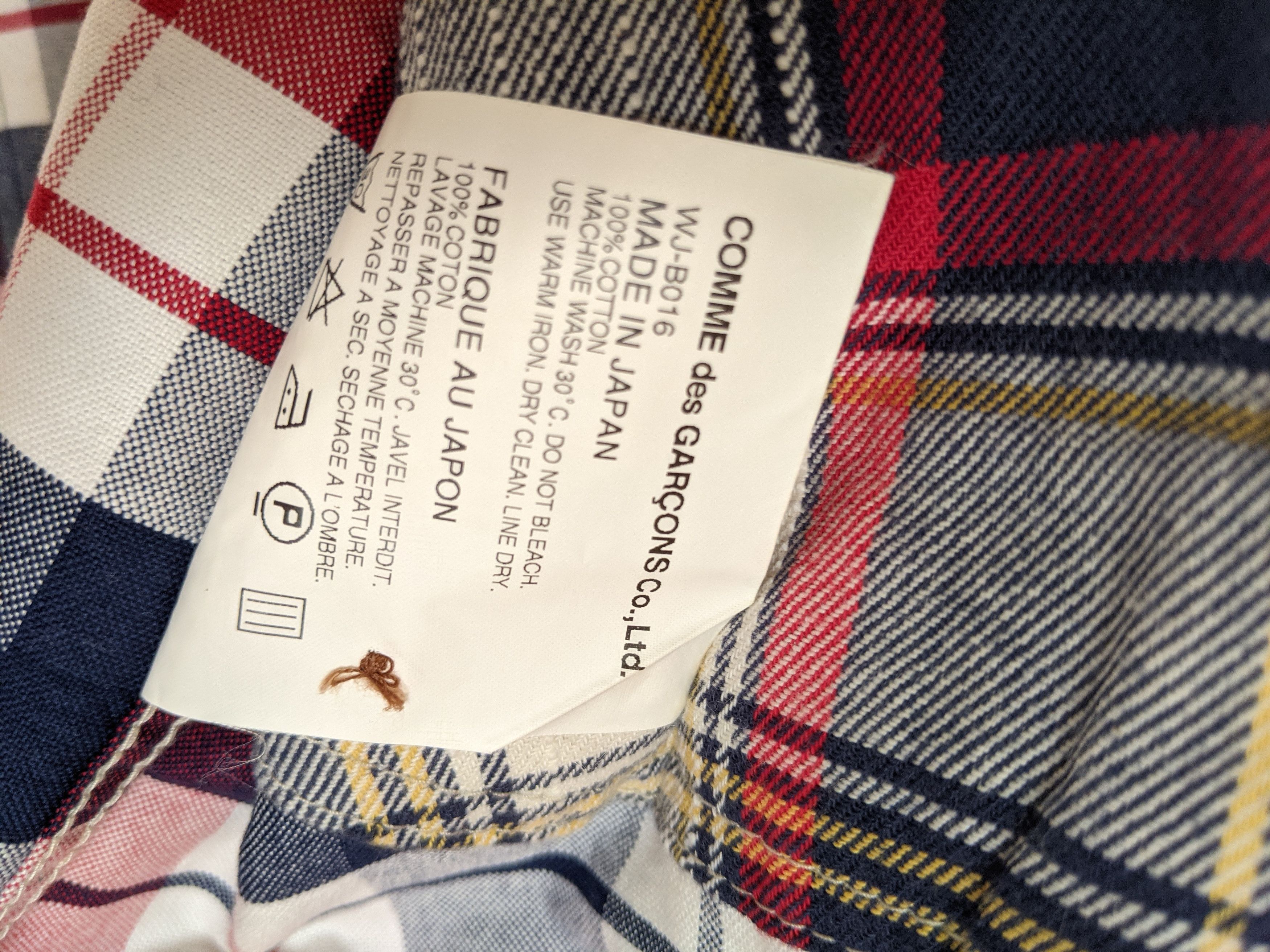 Junya Watanabe Comme Des Garcon Plaid Patchwork Shirt Size US M / EU 48-50 / 2 - 9 Thumbnail