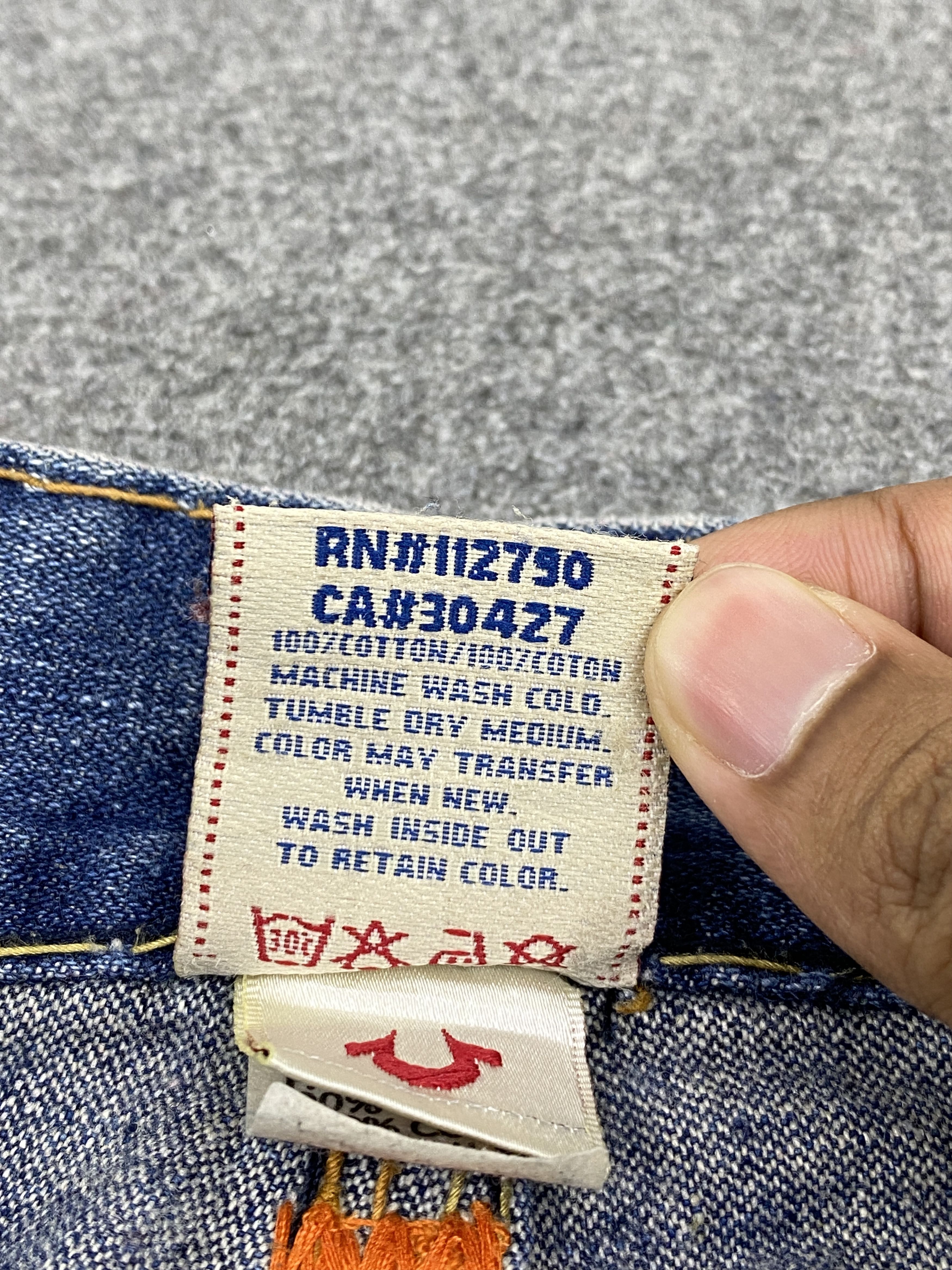 True Religion Vintage True Religion Made In USA Denim Jeans DP2721 Size US 32 / EU 48 - 6 Thumbnail