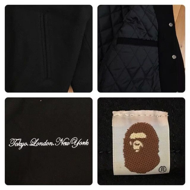 Bape 2004 BAPE × STASH Wool Varsity Jacket a bathing ape NIGO Size US M / EU 48-50 / 2 - 9 Thumbnail