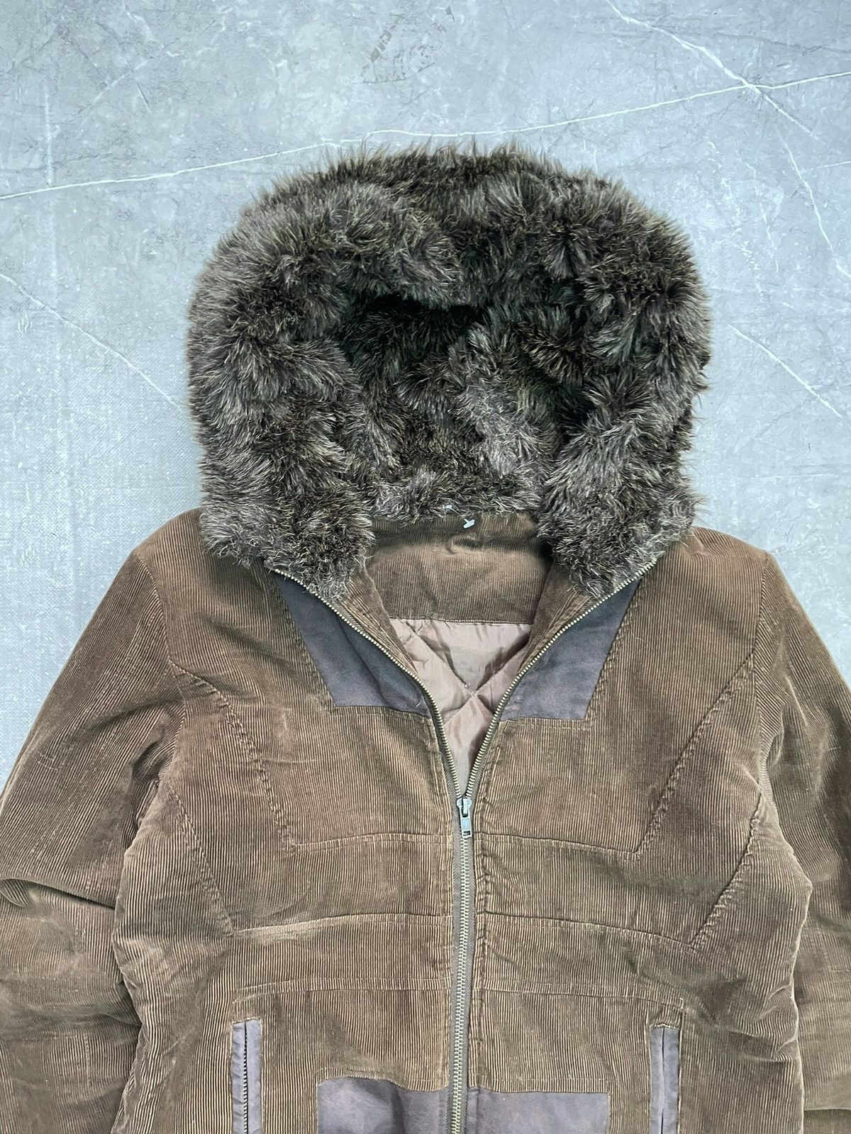 If Six Was Nine If six was nine Corduroy Faux Fur Hooded Jacket Y2K hype Size US M / EU 48-50 / 2 - 4 Thumbnail