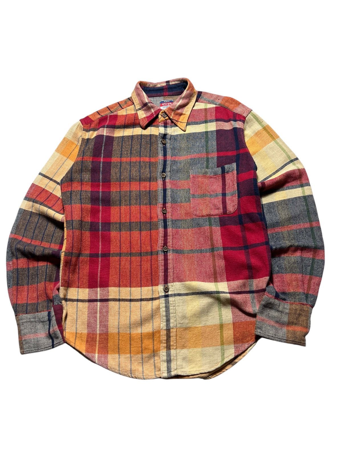 Japanese Brand 45rpm Plaid Flannel Japanese Brand Shirt Size US M / EU 48-50 / 2 - 1 Thumbnail