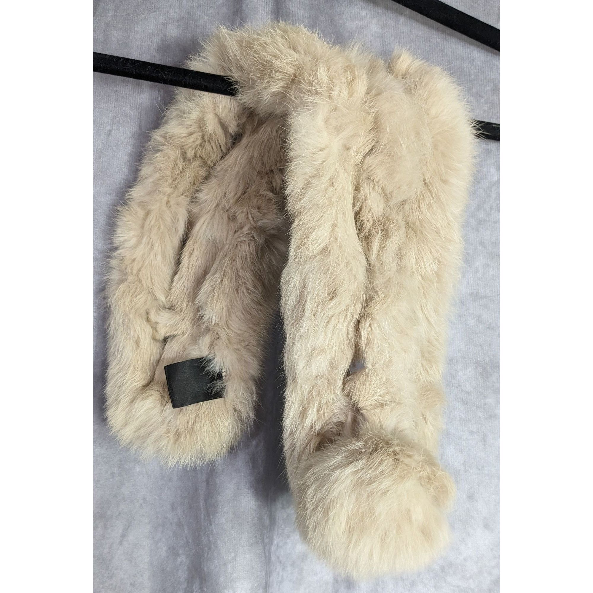 Other Vintage Genuine Rabbit Fur Pull-Through Scarf Size ONE SIZE - 4 Thumbnail