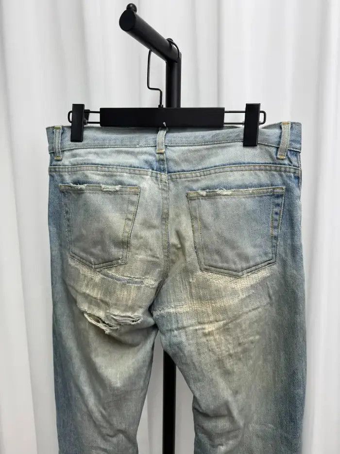 Helmut Lang Helmut Lang Distressed Classic Cut Denim-2507 Size US 30 / EU 46 - 5 Thumbnail