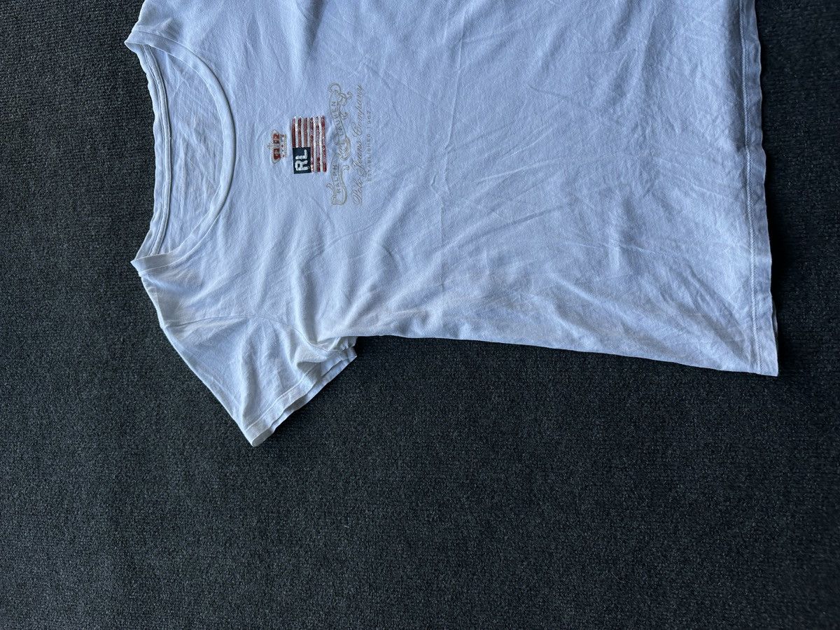 Polo Ralph Lauren 🚨 RALPH LAUREN RL POLO JEANS COMPANY USA FLAG LOGO WOMEN TEE Size L / US 10 / IT 46 - 2 Thumbnail
