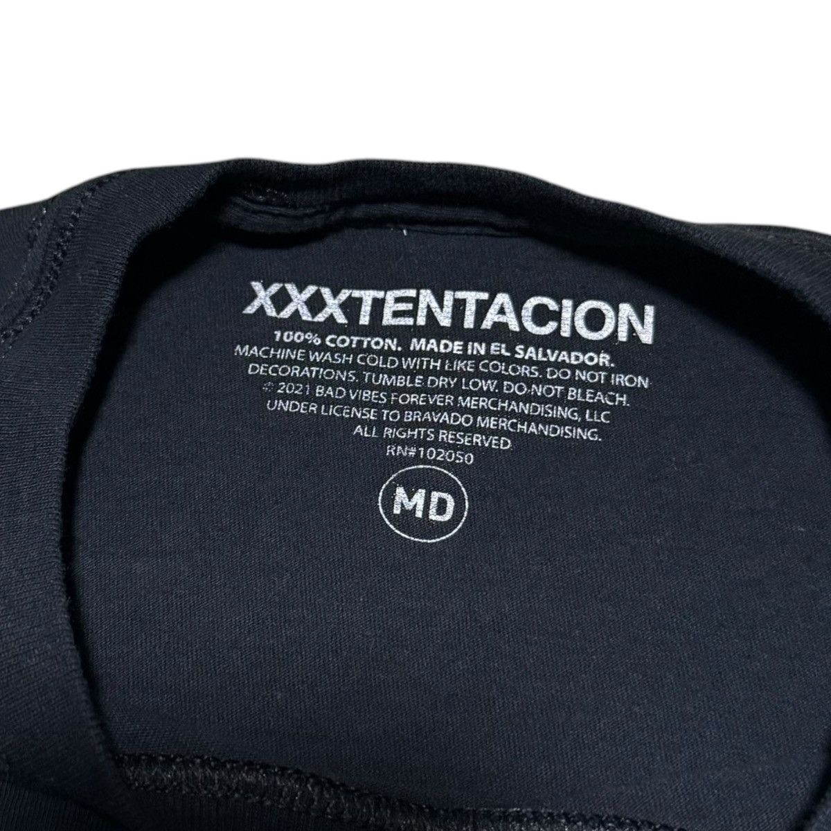 Rap Tees XXXTENTACION Portrait Chair Rap Hip Hop Music Shirt Adult M Size US M / EU 48-50 / 2 - 4 Thumbnail