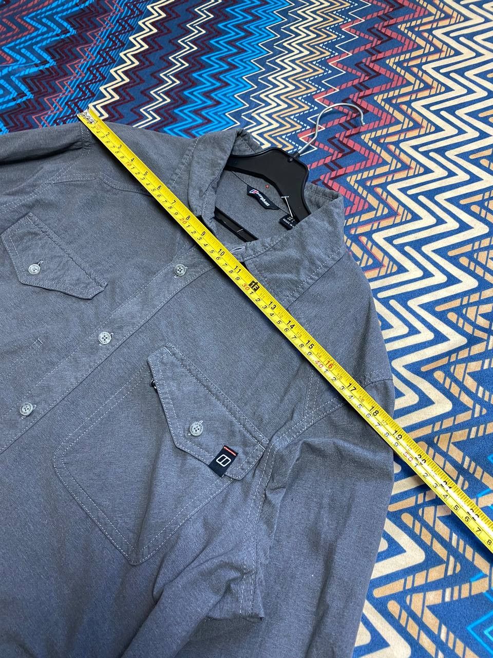 Berghaus × Vintage Berghaus Vintage Linen Shirt Short Sleeve Size US L / EU 52-54 / 3 - 8 Thumbnail