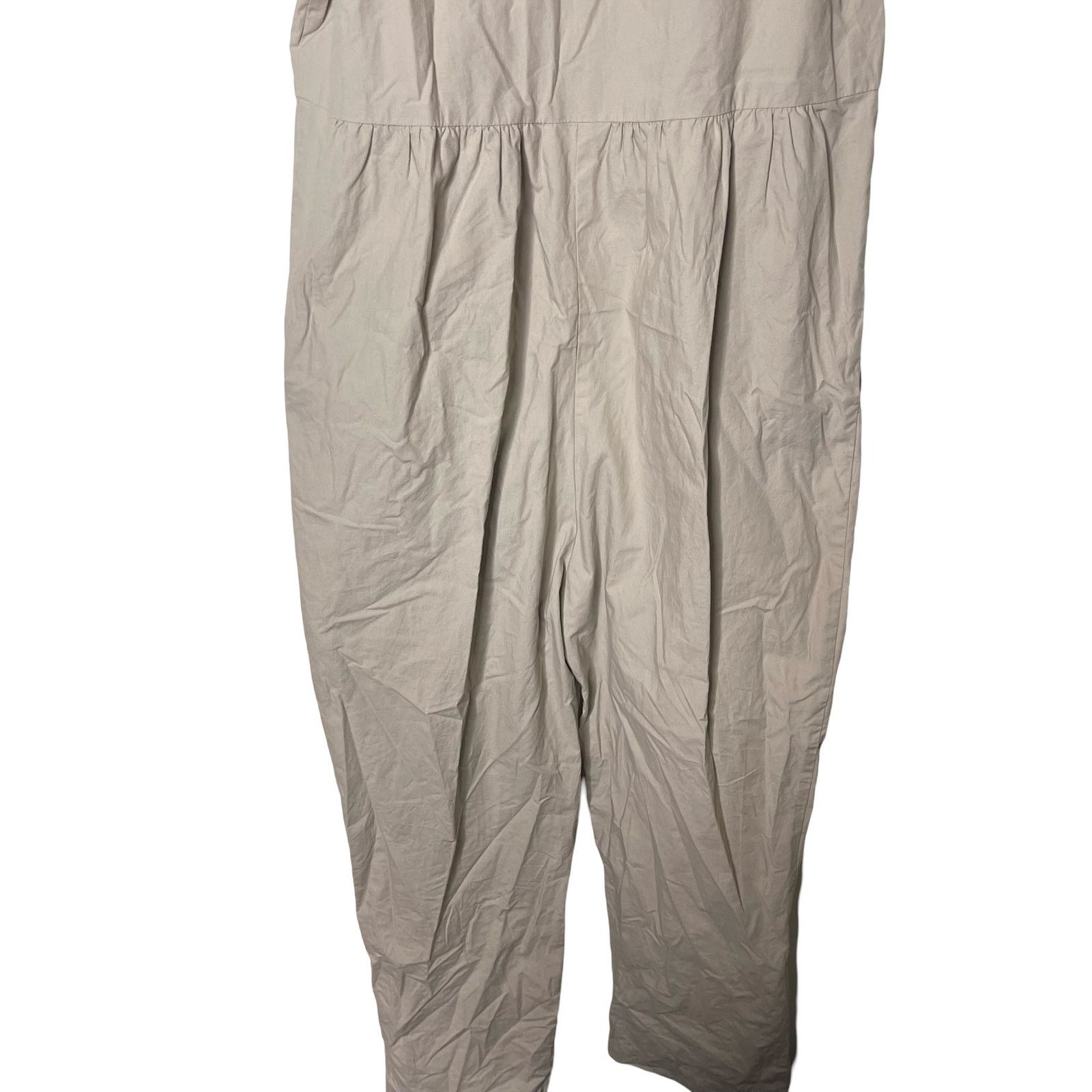 Other Masscob Poplin Puff-Sleeve Jumpsuit - Nudeflesh sz 36 US S Size 26" / US 2 / IT 38 - 7 Thumbnail