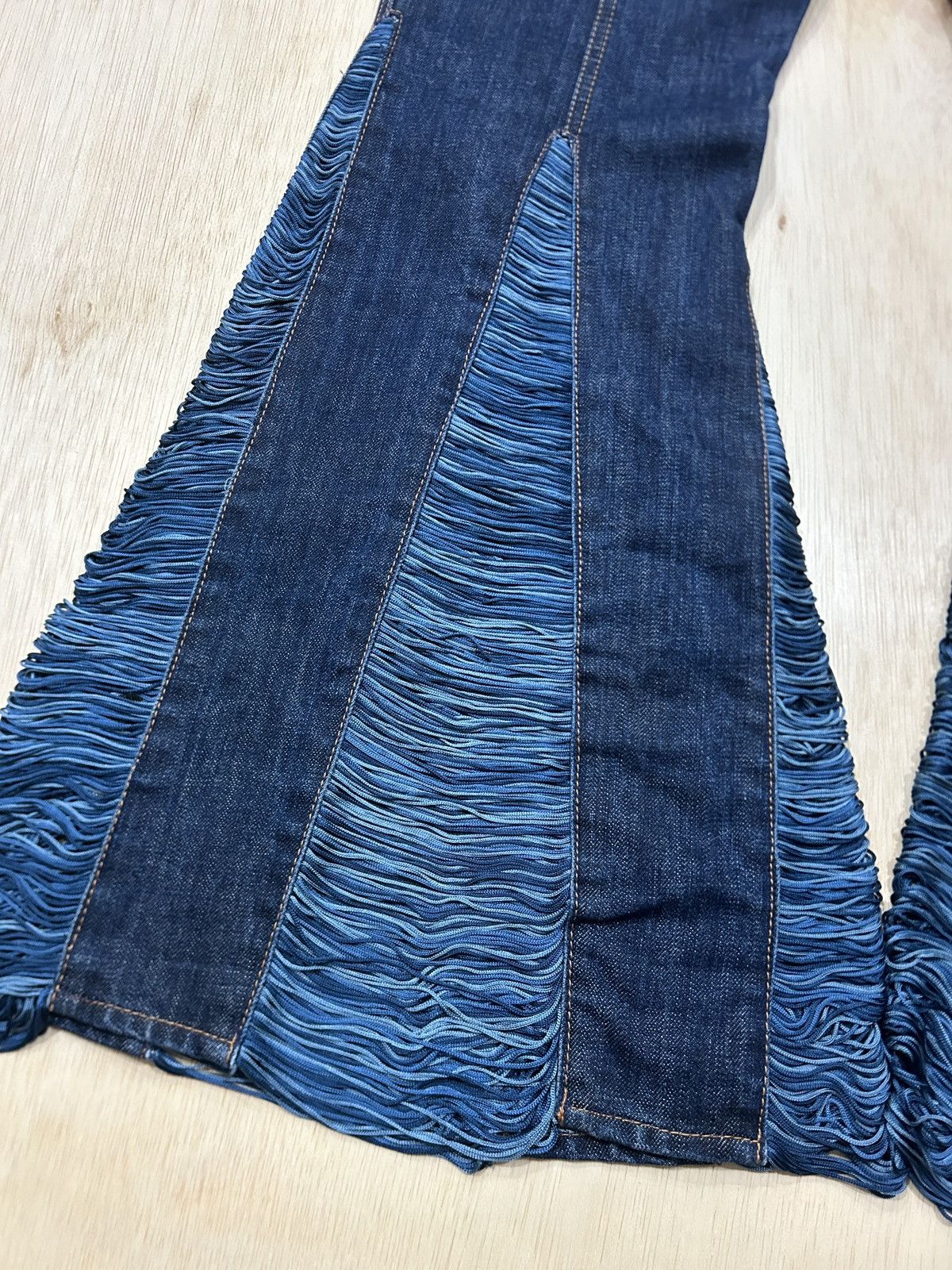 Designer × Jean Paul Gaultier Jean Paul Gaultier ‘Fringed’ JPG Flared Jeans Size 30" / US 8 / IT 44 - 8 Thumbnail